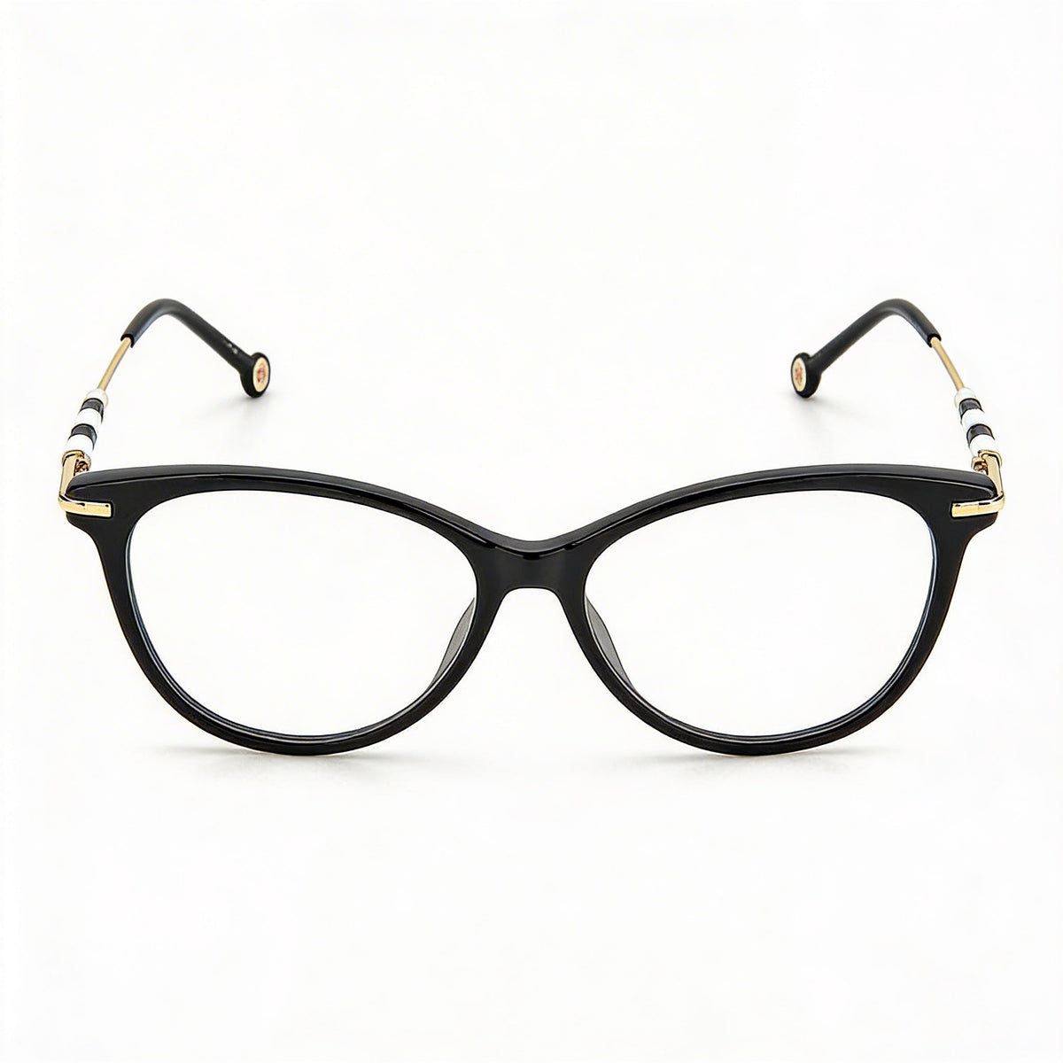 Gafas de sol Carolina Herrera CH-0043 tipo ojo de gato negras para mujer, 55mm, Photo 2