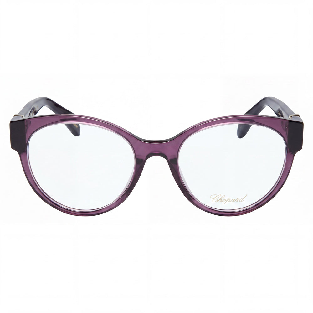 Chopard Modern Women's Transparent Violet Eyeglasses with 53mm Lens, 19mm Bridge, and 145mm Temples