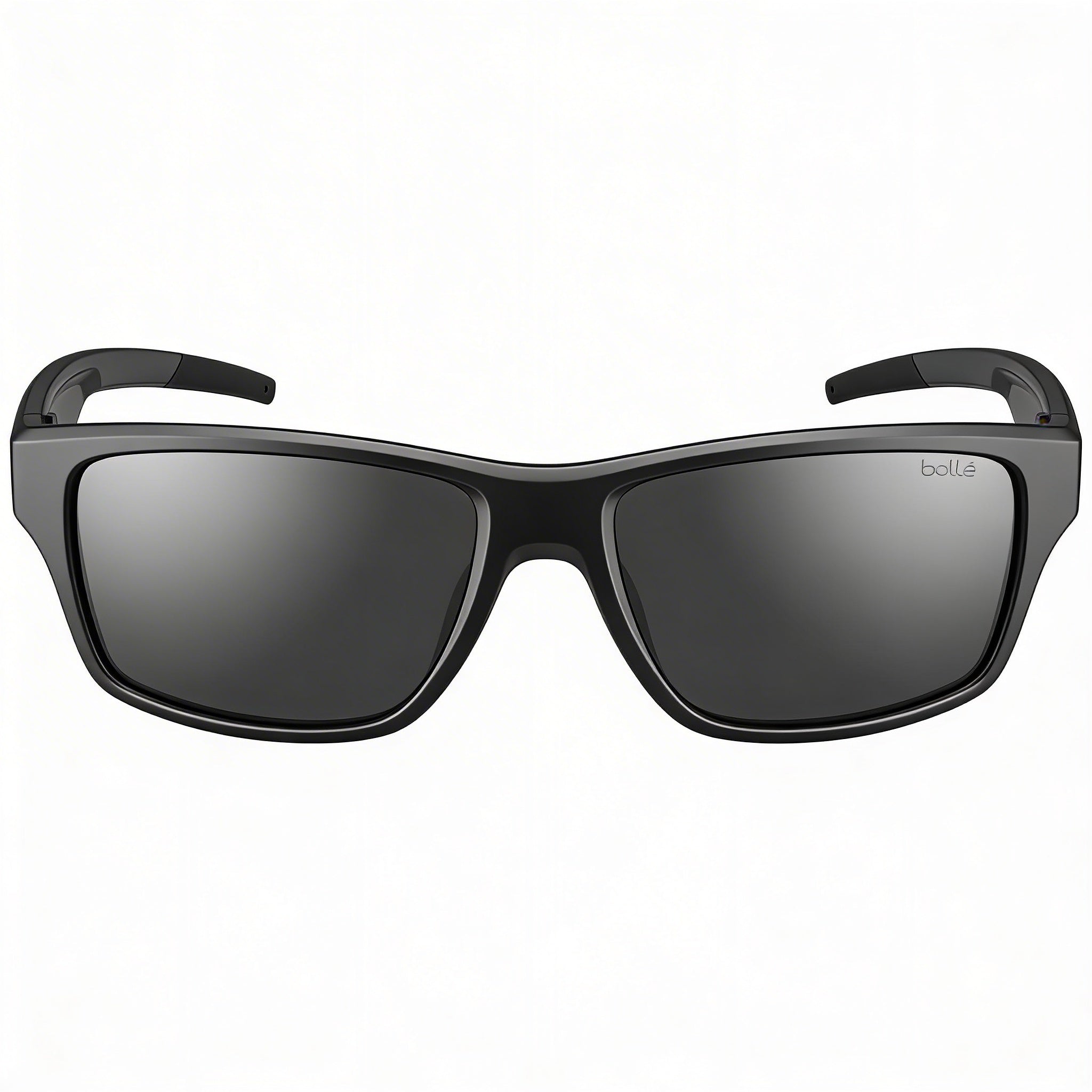 bollé STATUS Unisex Rectangular Polarized Sunglasses Black Matte, Photo 1