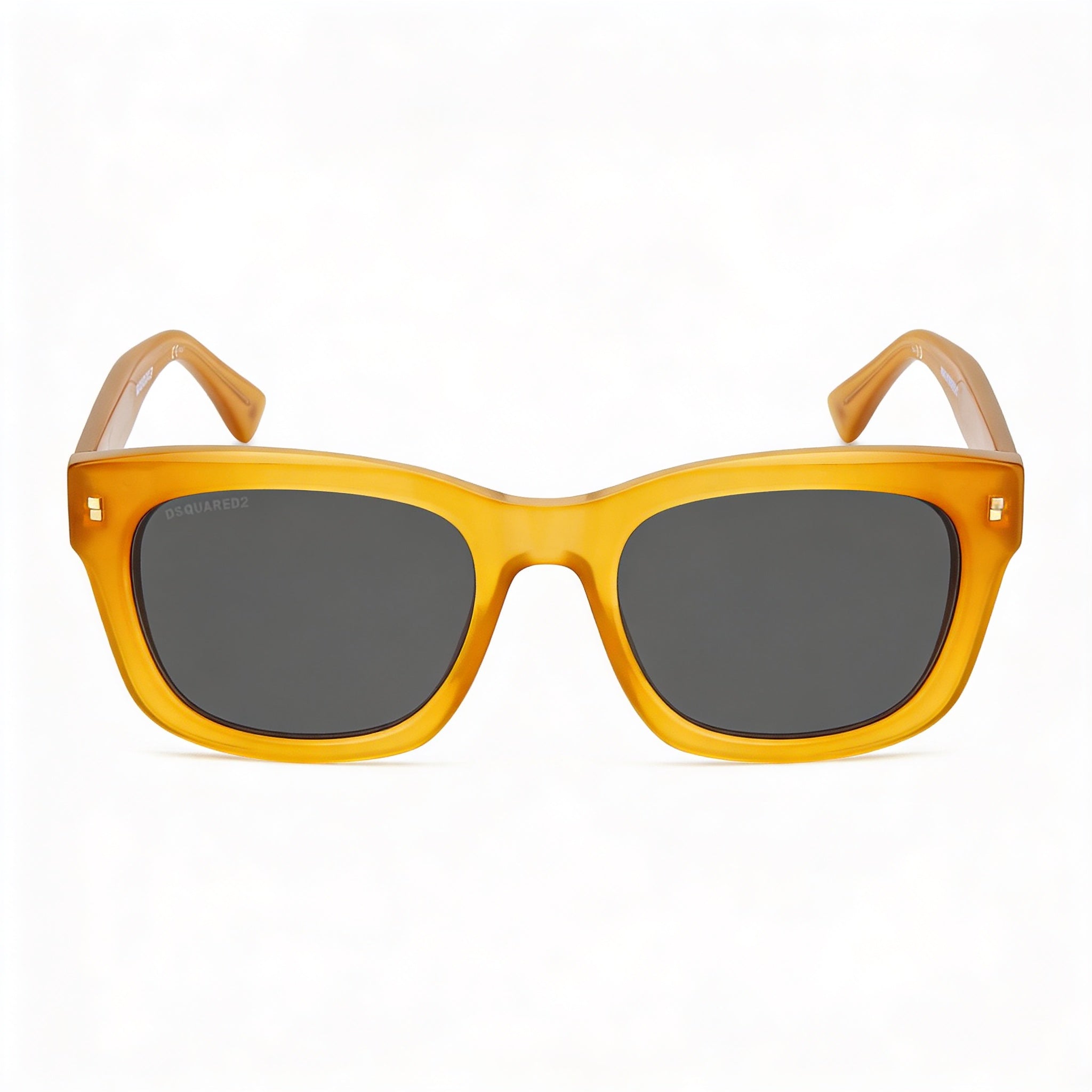 Dsquared2 Classic Unisex Honey Gold Plastic 52mm Sunglasses with Polycarbonate UV Protection Lenses, Photo 2