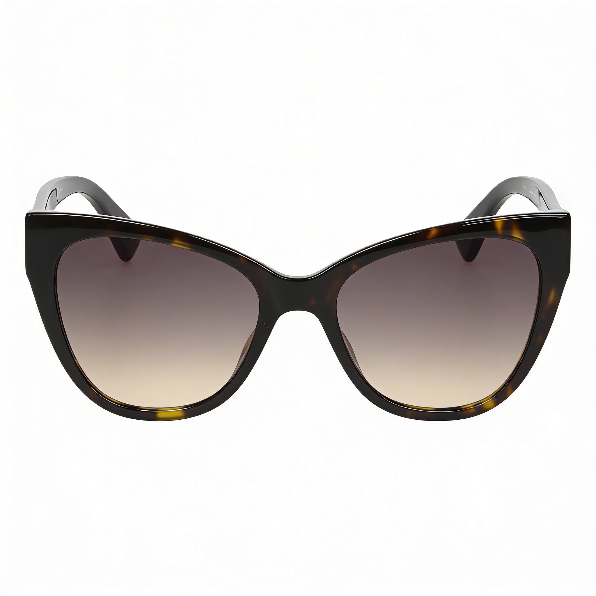 Moschino MOS056-S-086-GA Women's Havana Butterfly Acetate Sunglasses with Polycarbonate Lenses 54-19-145 UV Protection, Photo 2