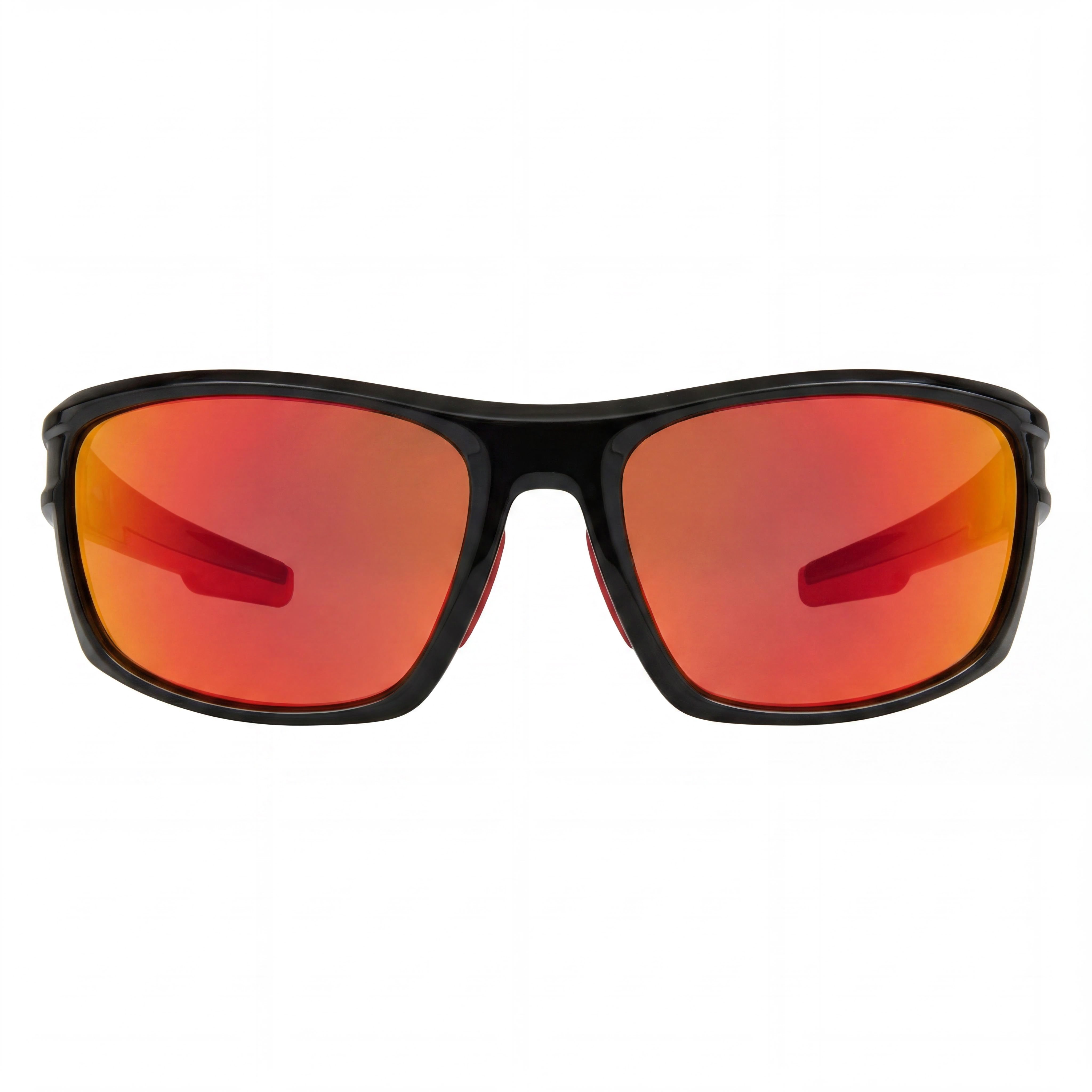 Columbia C533sp Mountainshyre Men’s Shiny Black Red Mirror Plastic Sunglasses 100% UV Protection 63-19-135, Photo 2