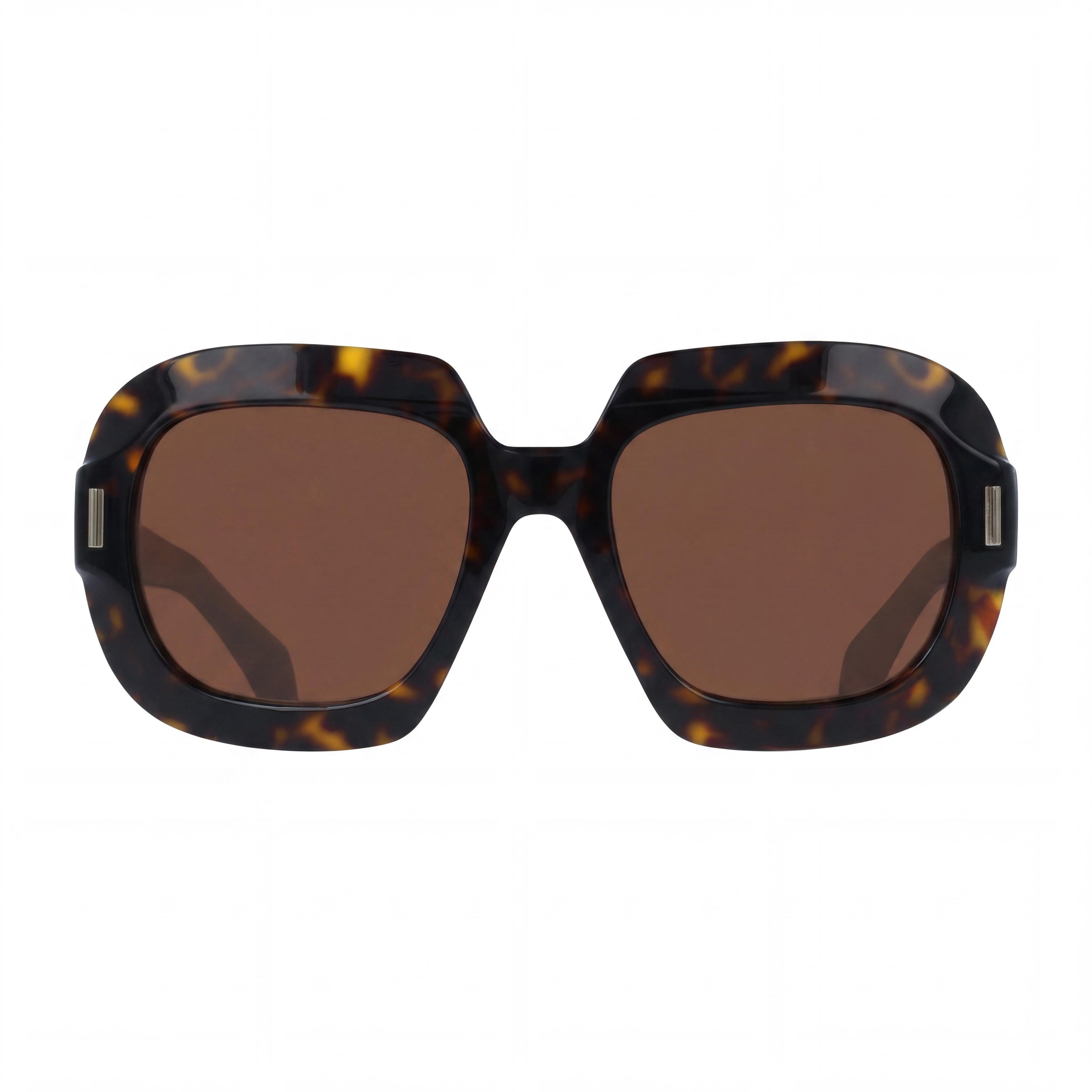 Ferragamo Modern Men's Dark Tortoise Acetate Frame Sunglasses with Polycarbonate Lenses, 54mm Lens Width, 20mm Bridge Width, Photo 2