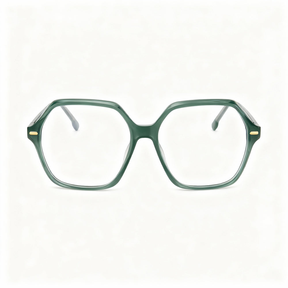 Gafas graduadas Carrera 3032 para mujer, estilo casual, de acetato verde, montura completa, 54-16-140