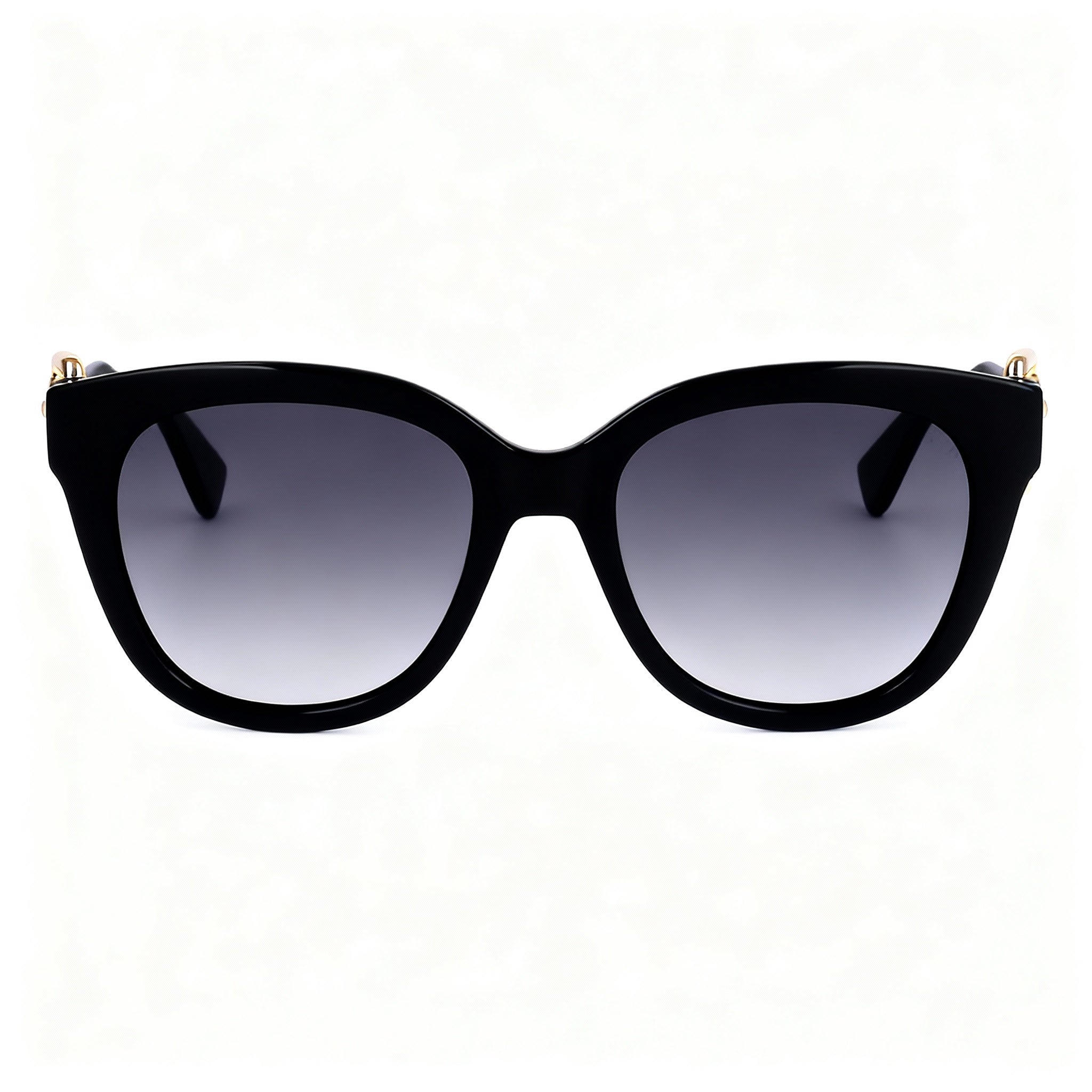 Moschino MOS143 Women's Black Propionate Casual Sunglasses with Dark Grey Shaded Lenses 54-19-140