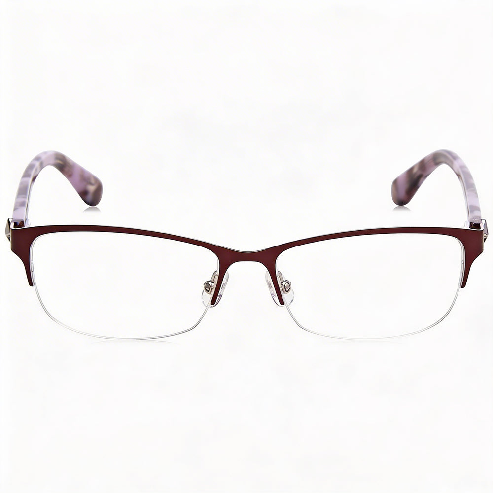 kate spade new york Marnie Unisex Violeta Aleación de acero Marco Lente de policarbonato Gafas de sol no polarizadas 53 mm