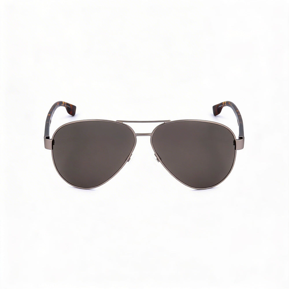 Hugo Boss Boss1560/O/S Men's Multicoloured Pilot Plastic Frame Sunglasses Gray-Brown Lenses 100% UV Protection 63mm
