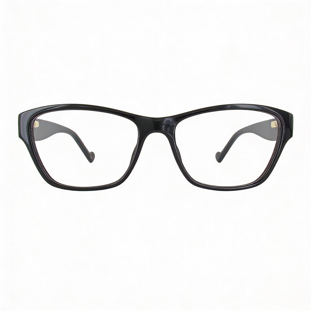 Gafas de vista Liu Jo de estilo contemporáneo para mujer con montura de plástico, color ébano, ancho de lente de 53 mm