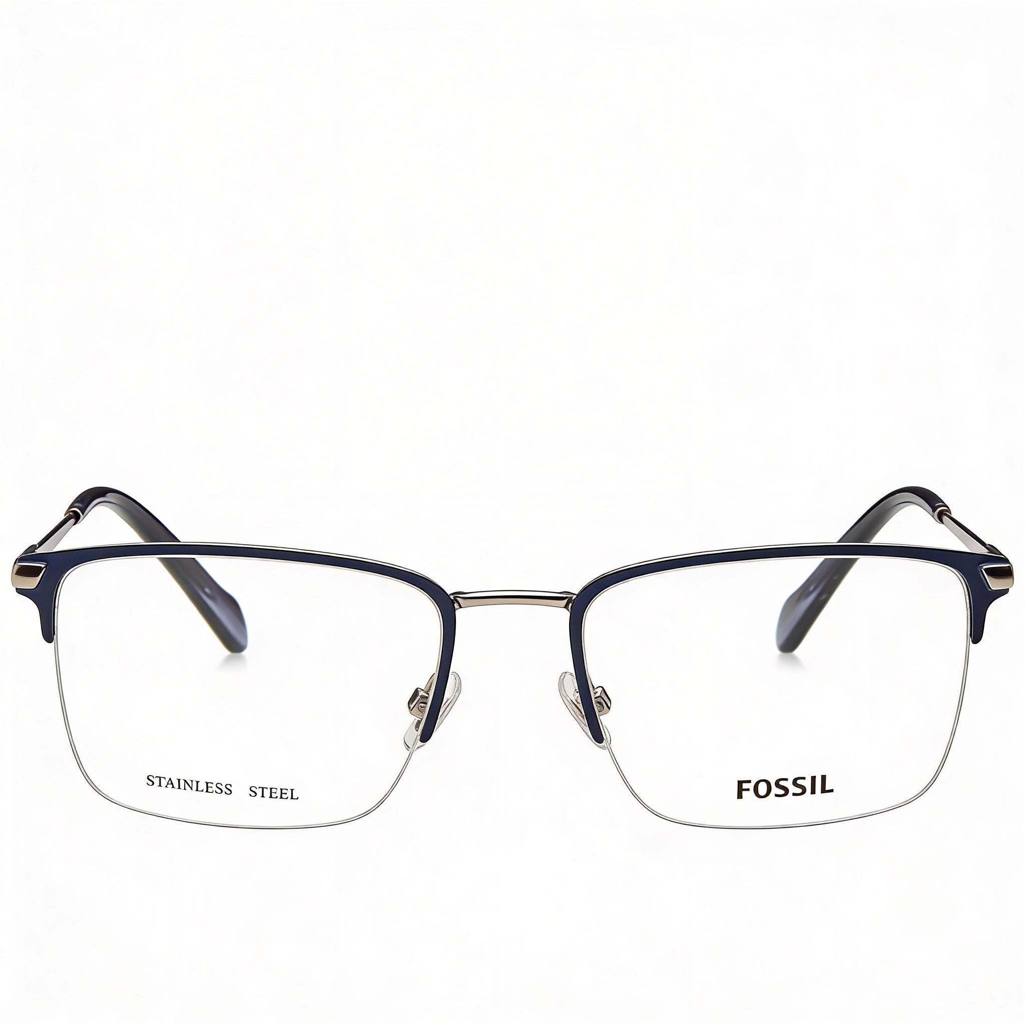 Fossil Fos 7147 Gafas de sol polarizadas unisex con montura de aleación de acero rutenio oscuro mate de 53 mm, Photo 1