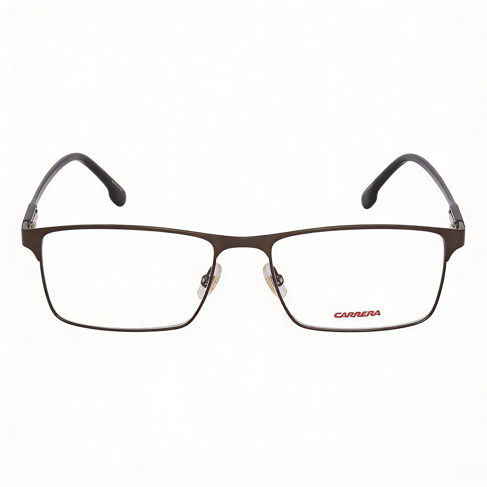 Gafas de sol unisex Carrera Modern Collection con montura de acero de aleación y lentes de policarbonato en acabado bronce mate, 58 mm de ancho de lente