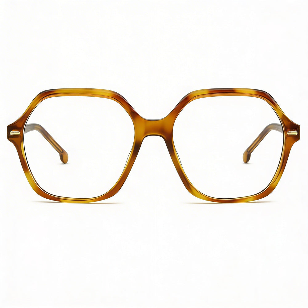 Carrera Casual. Montura de gafas graduadas para mujer, acetato, marrón habana, lentes de 54 mm, puente de 16 mm, patillas de 140 mm.