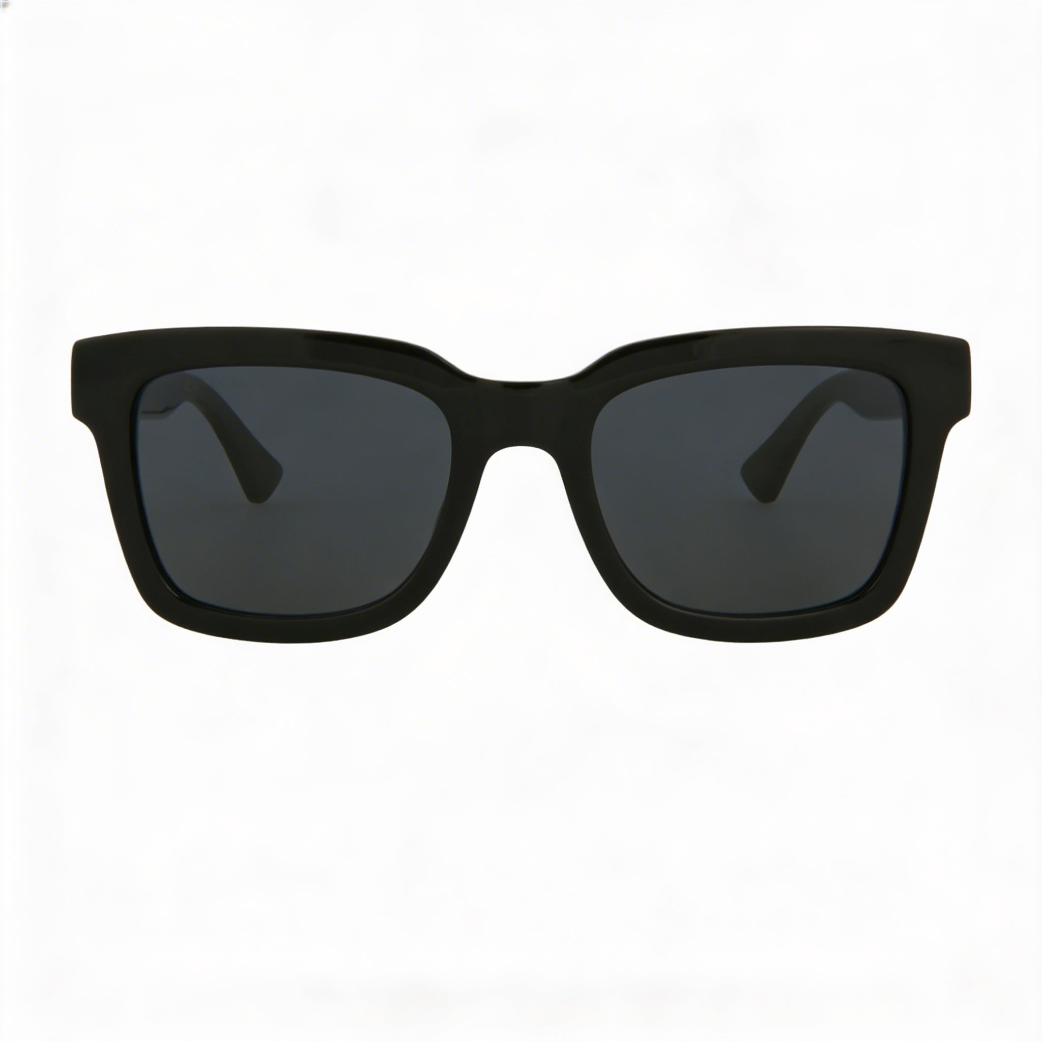 Gafas de sol cuadradas de plástico negras para hombre Gucci GG0001SN-001 con protección UV, micas negras ahumadas, ancho de mica de 52 mm, Photo 2