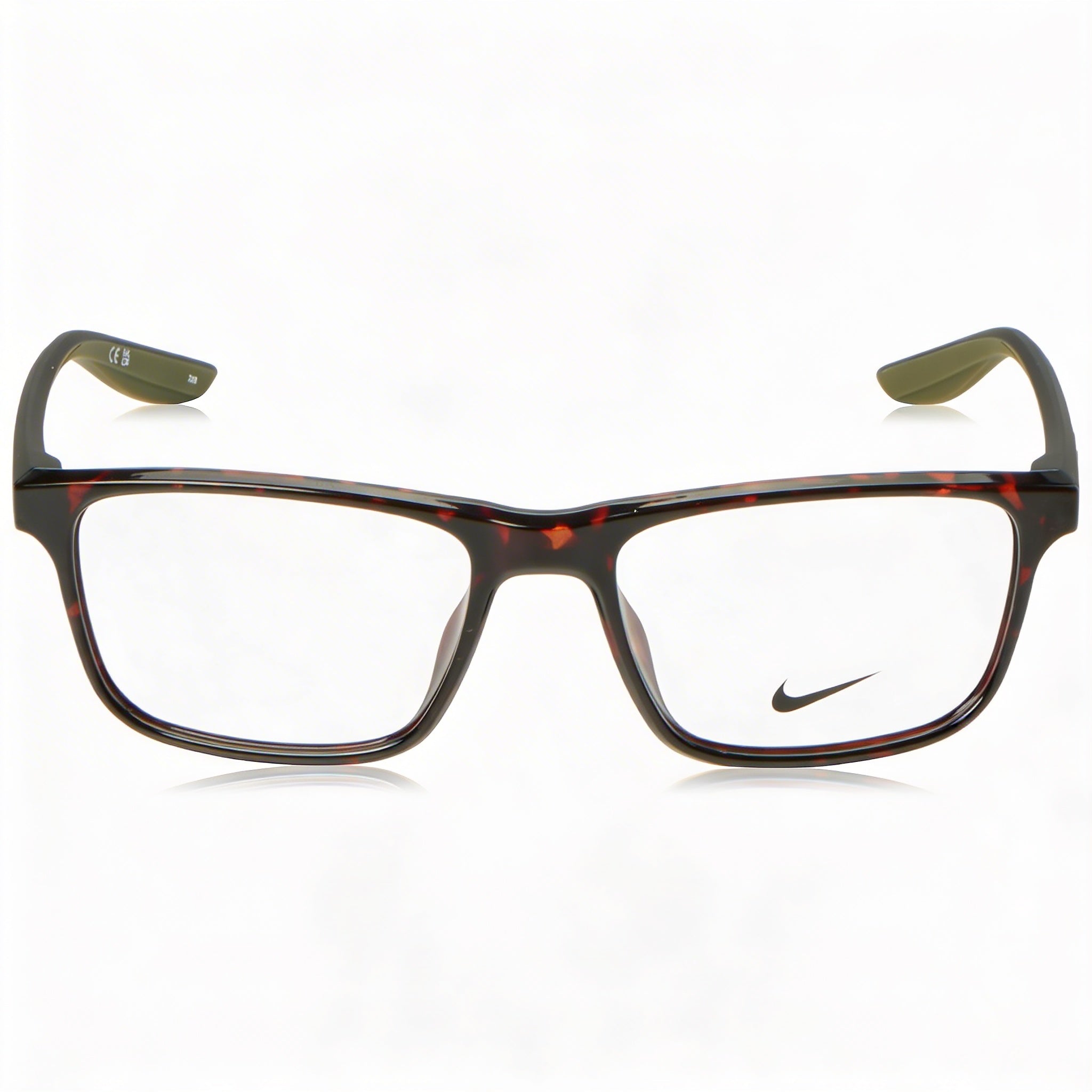 Nike Nike 7046 Gafas de Acero Aleado Rectangulares Modernas Unisex Carey Mate Antracita 54mm, Photo 2