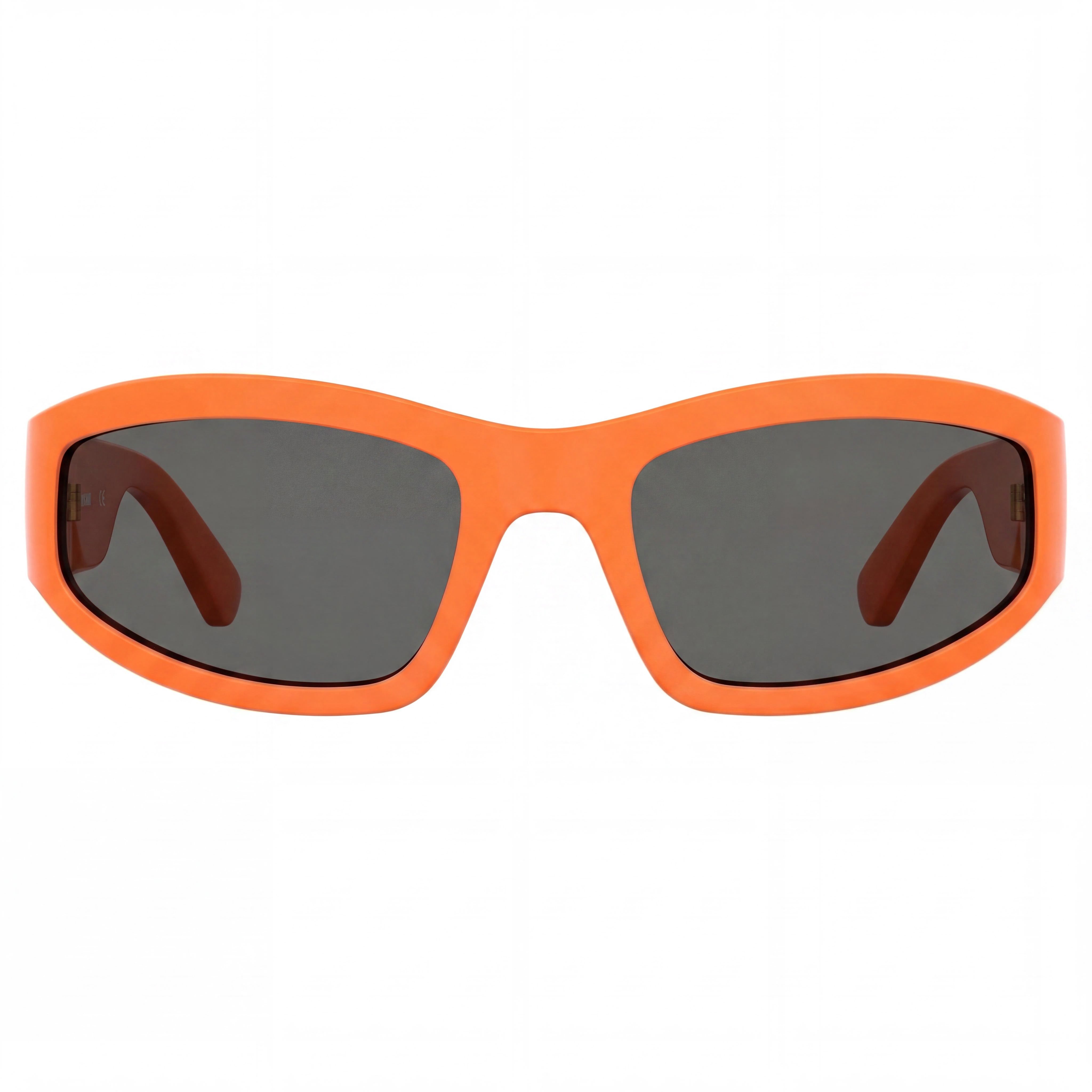 Gafas de sol Moschino Classic para hombre, naranjas y marrones, de poliamida con 100% protección UV, lentes de 60 mm, Photo 2