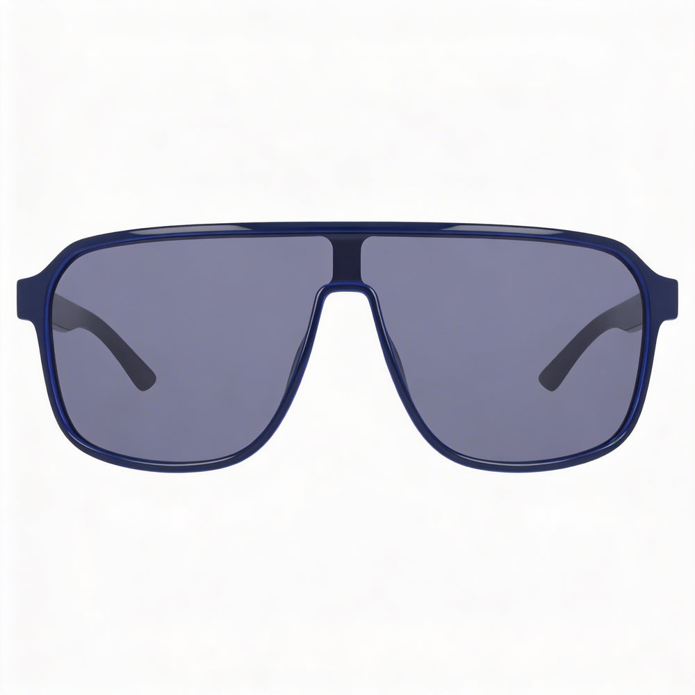 Nike Vintage Flyer Unisex Blue Plastic Frame Polycarbonate Blue Lens 100% UVA/UVB Protection Sunglasses 64mm