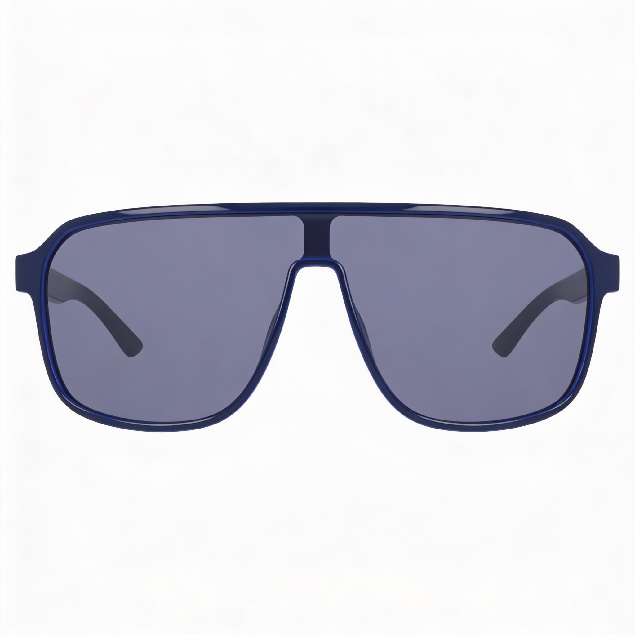 Nike Vintage Flyer Unisex Blue Plastic Frame Polycarbonate Blue Lens 100% UVA/UVB Protection Sunglasses 64mm, Photo 1