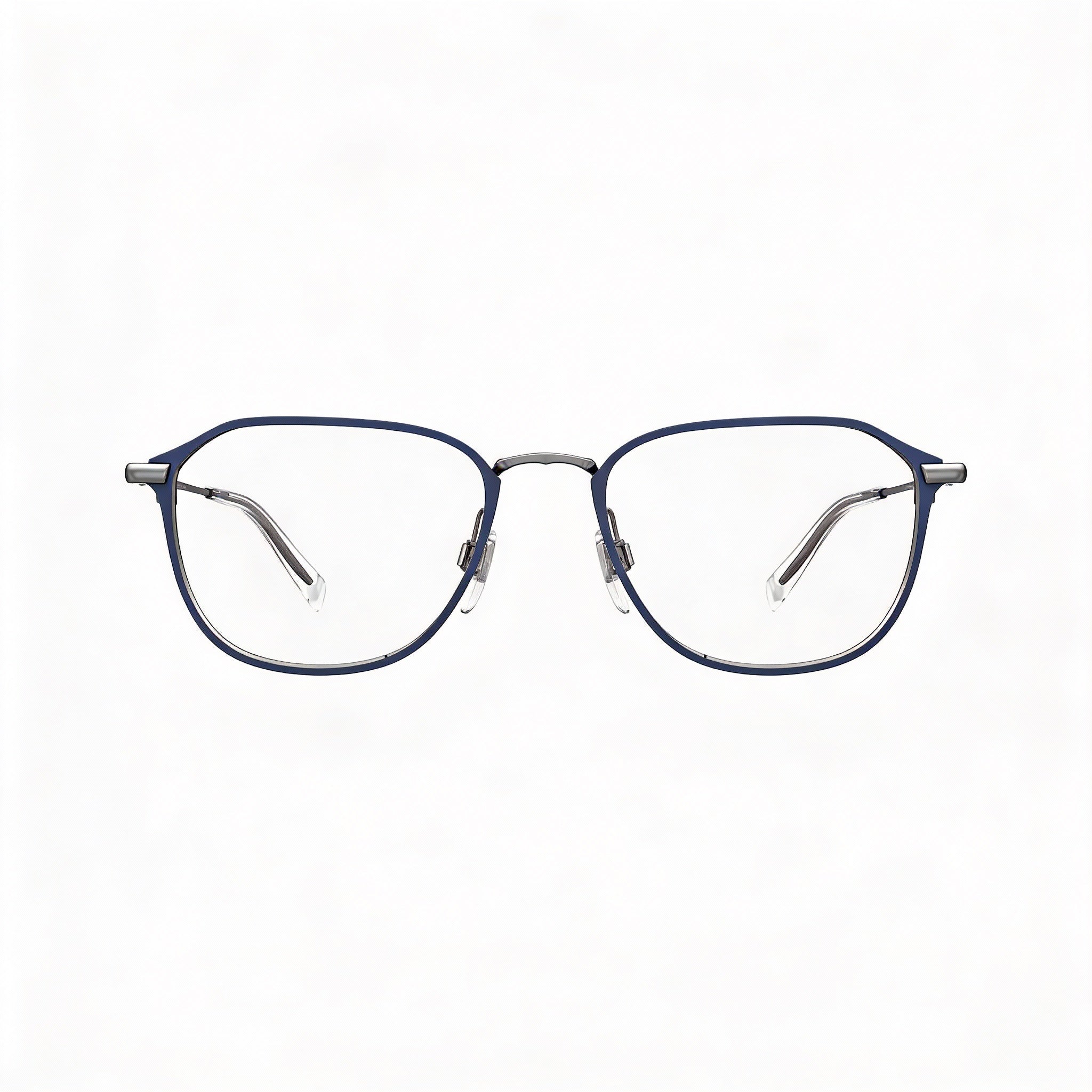 Gafas graduadas Levi's LV 5010 para hombre, de metal azul mate, con lentes de 52 mm, puente de 19 mm y patillas de 145 mm., Photo 2