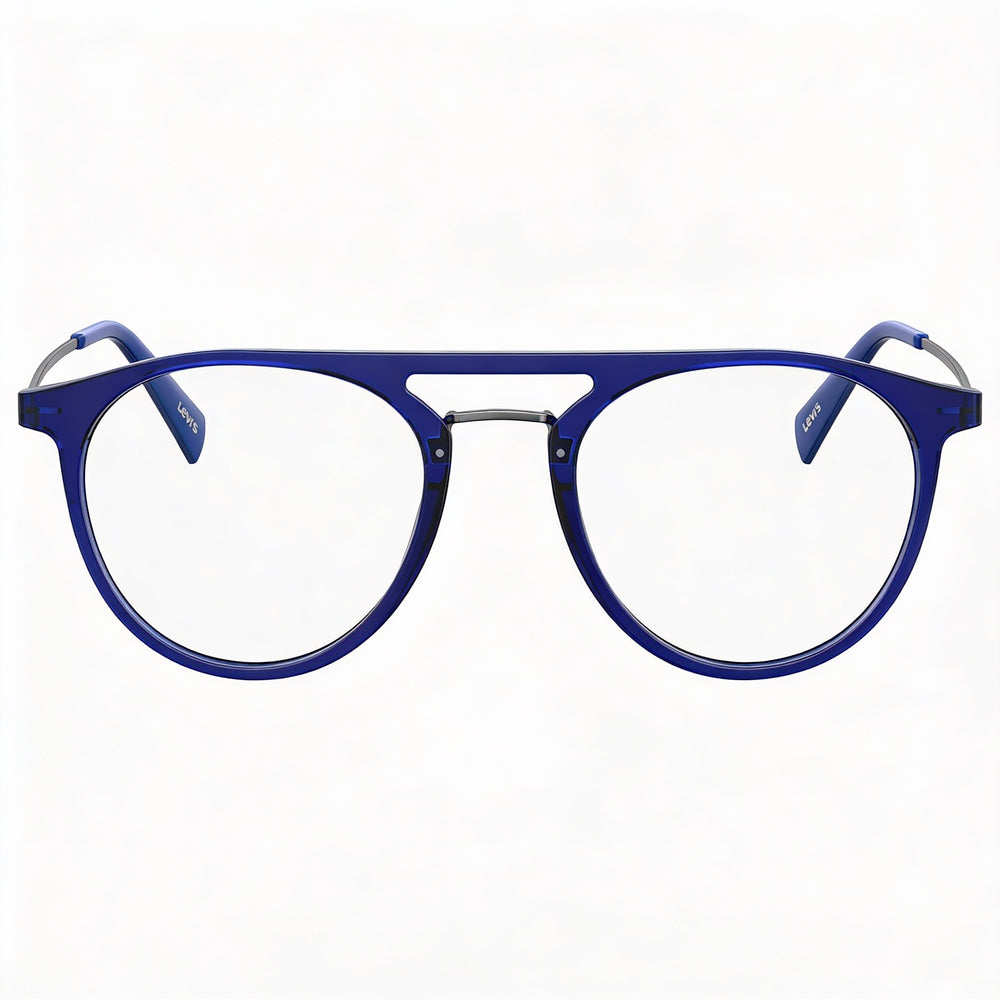Levi's 103450 Unisex Round Oval Blackue Polyamide Clear Non Optical Frames 51mm