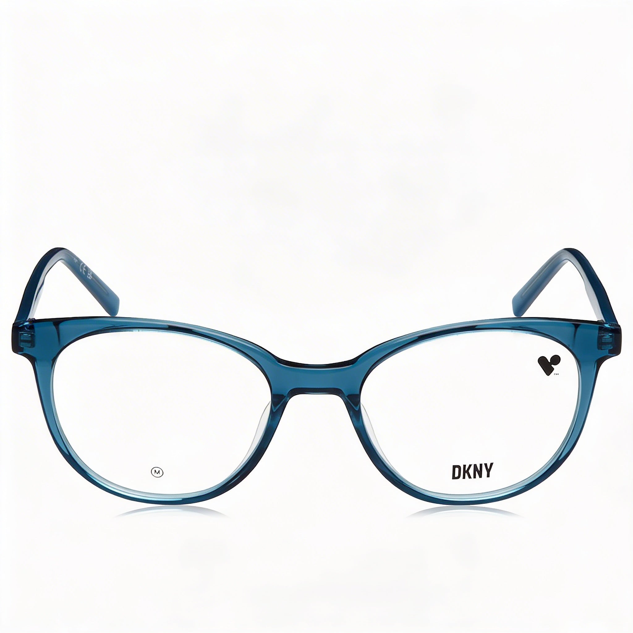 DKNY Modern Women's Crystal Blue Teal Plastic Optical Frame 50mm, Photo 2