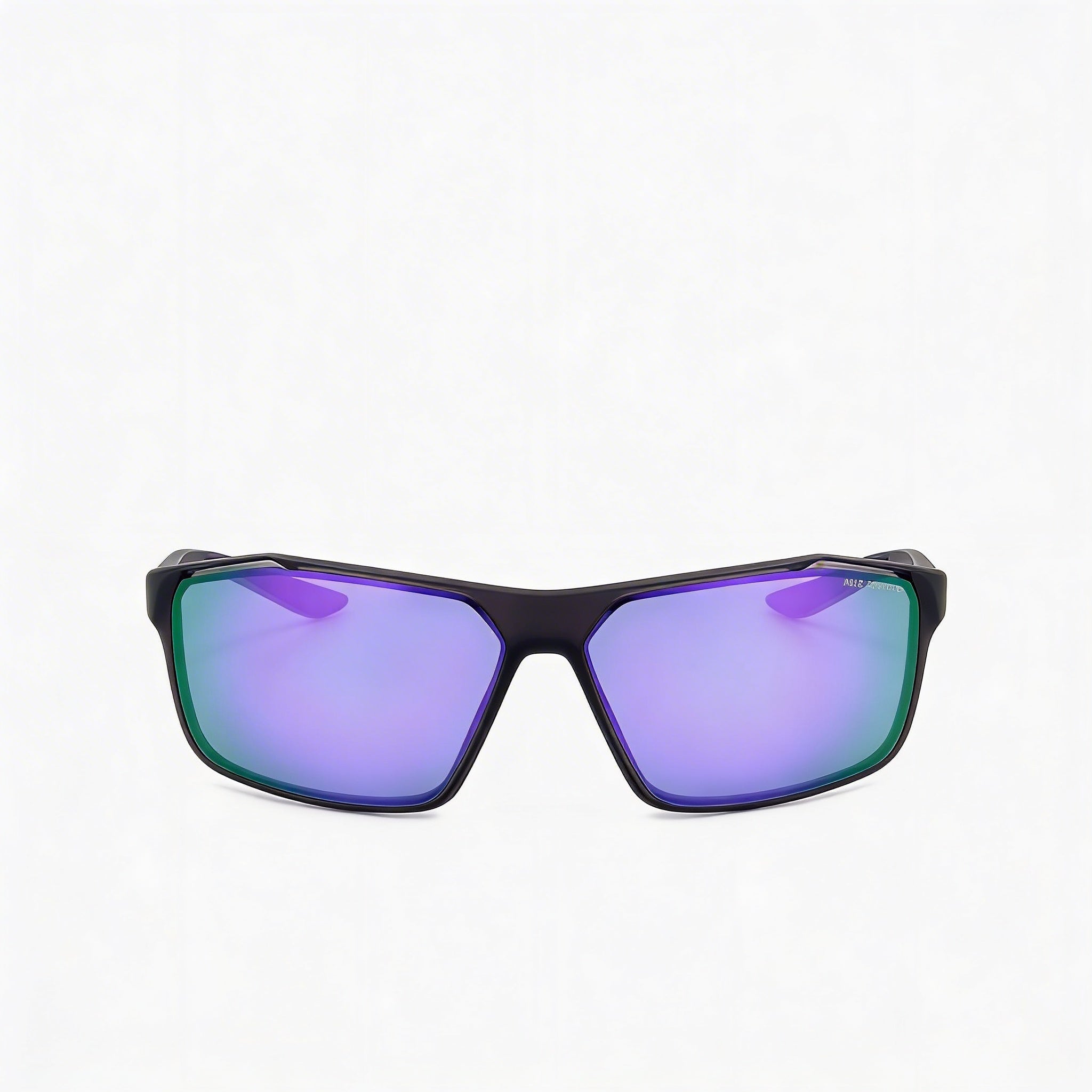 Gafas de sol Nike Windstorm Unisex, montura de plástico mate Gridiron Violet Mirror, lentes grises con espejo violeta, 65 mm, Photo 2