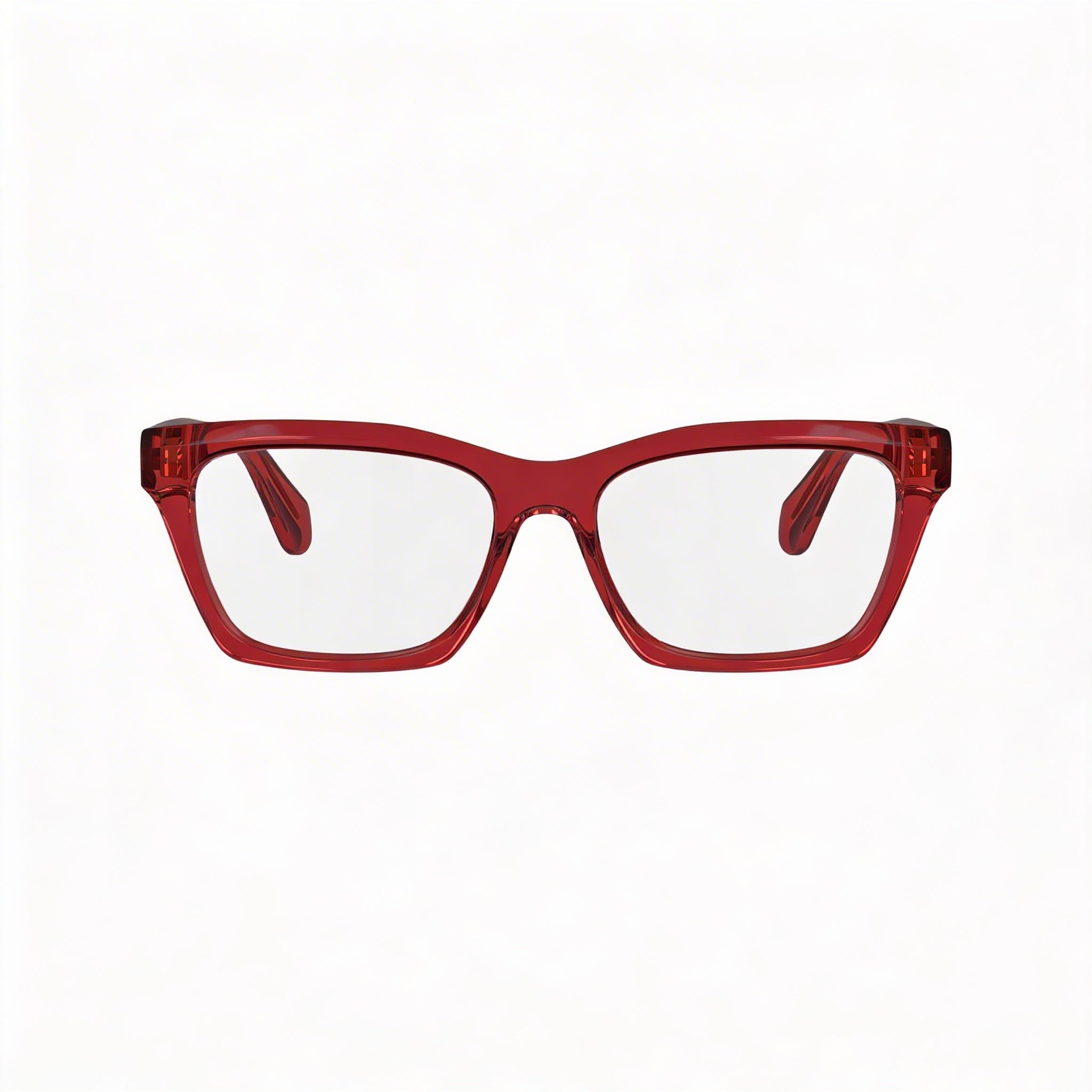 Salvatore Ferragamo SF2986 Men's Transparent Red Acetate Eyeglasses 53mm, Photo 2