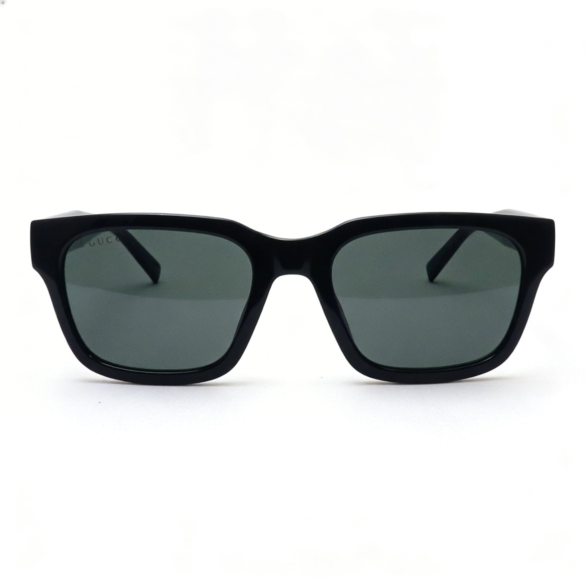 Gafas de sol Gucci Modern GG1857S-001 unisex con montura de plástico negra y lentes negras no polarizadas, lentes de 55 mm, puente de 20 mm, patillas de 145 mm., Photo 2