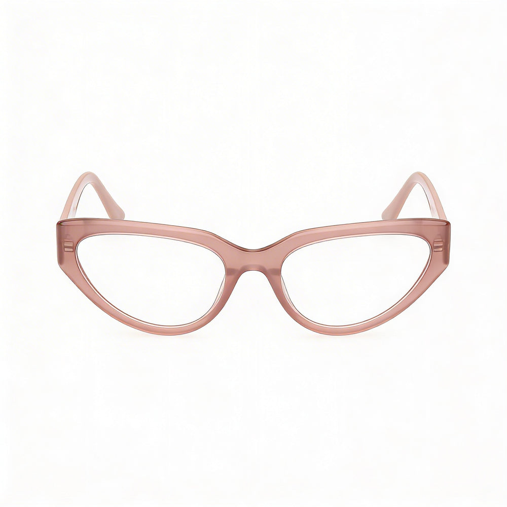 GUESS Gu50113 Women's Beige Monocolour Prescription Optical Eyeglasses Frame, Lens 53 Bridge 18 Temple 145