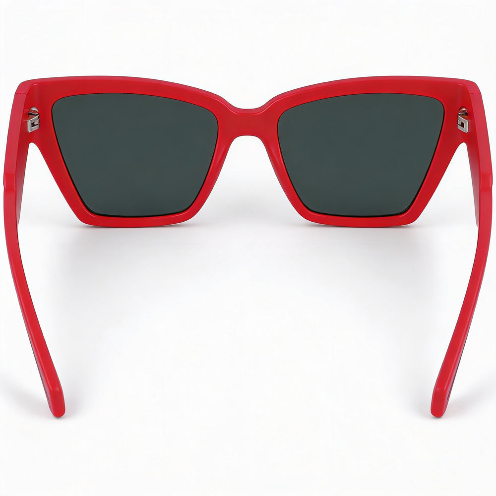 Gafas de sol Calvin Klein Ckj23624s para mujer, de resina vegetal coral, con lentes verdes y 100 % protección UV, 54 mm