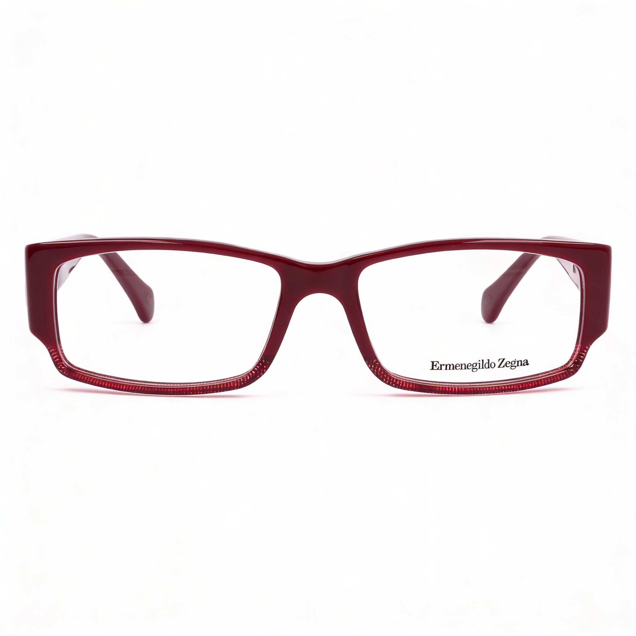 Ermenegildo Zegna Vz3535 09m8 Unisex Bordeaux Plastic Eyeglasses 53mm, Photo 2