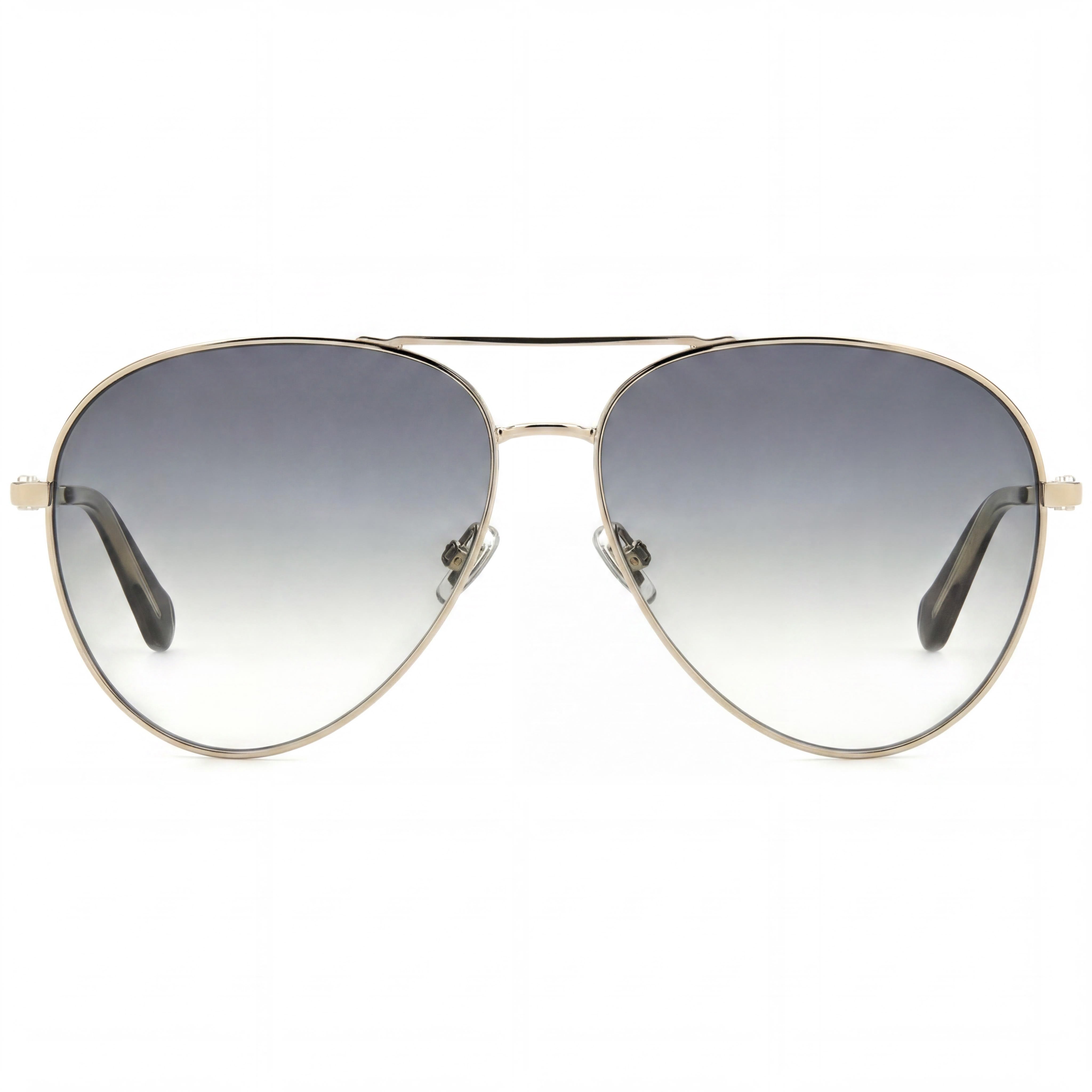 Fossil Fos 2140/G/S Women's Stainless Steel Non-Polarized Light Gold/Green Shaded Sunglasses 59mm, Photo 2