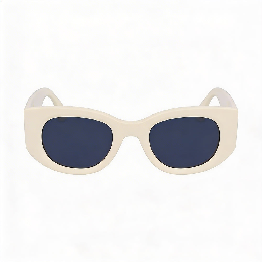Victoria Beckham Modern Women's Acetate Ivory Sunglasses with Polycarbonate Lenses and 82-92% UV Protection 50mm