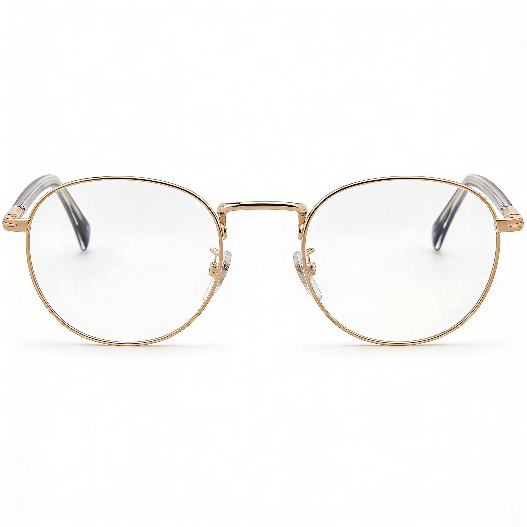 David Beckham Db 1127 Gafas Ópticas Modernas de Acero Aleado para Hombre en Oro y Negro con Lentes de Policarbonato 51mm, Photo 1