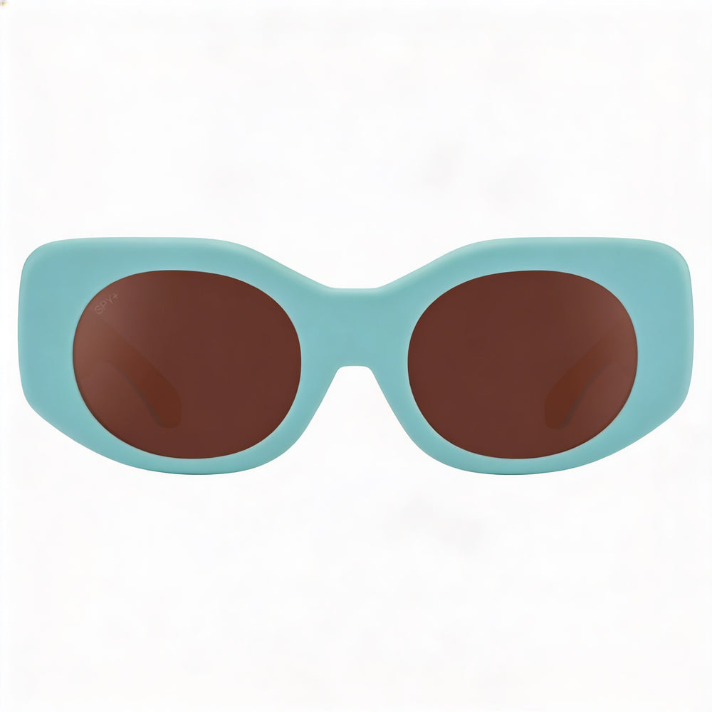 Spy Hangout Women's Plastic Sunglasses, Juneshine Mango Daydream Frame, Happy Bronze Non-Polarized Lenses, 53mm, UV Protection