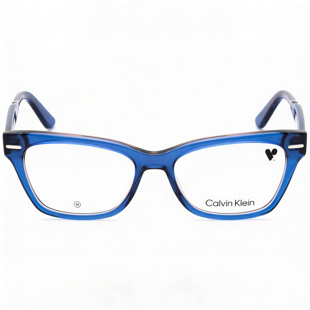 Gafas unisex Calvin Klein Ck23512 de metal azul nude de 52 mm