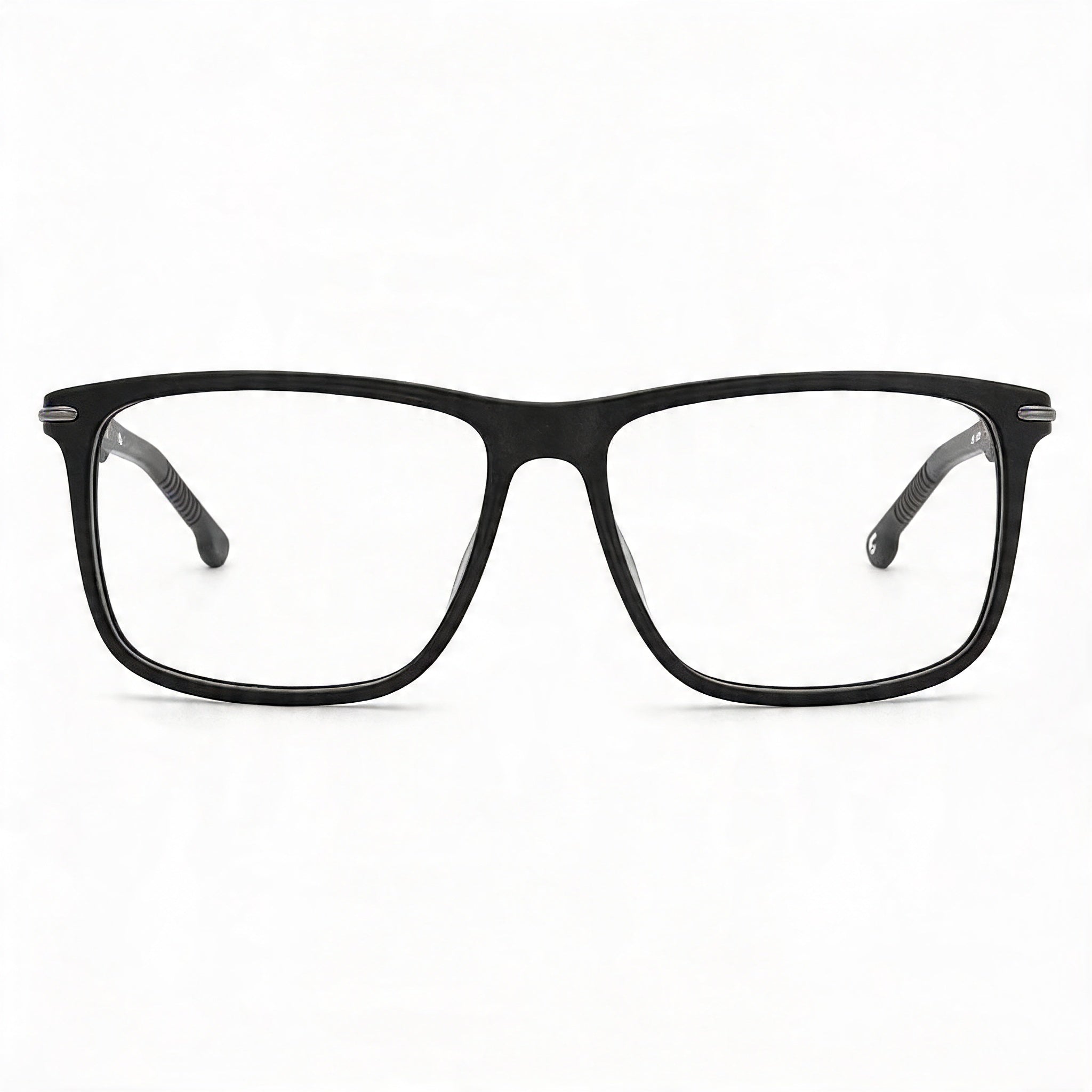 Gafas Carrera Carrera 286 de plástico negro mate para hombres y mujeres 54-15-145 mm con estuche protector, Photo 1