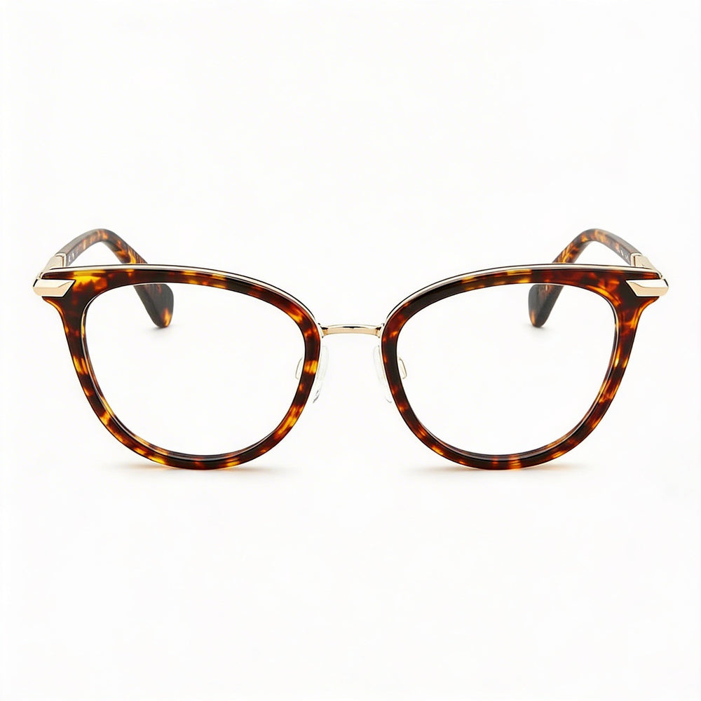 Gafas de sol modernas Rag & Bone Havana con montura metálica para mujer, lentes de 51 mm, puente de 19 mm y patillas de 135 mm.