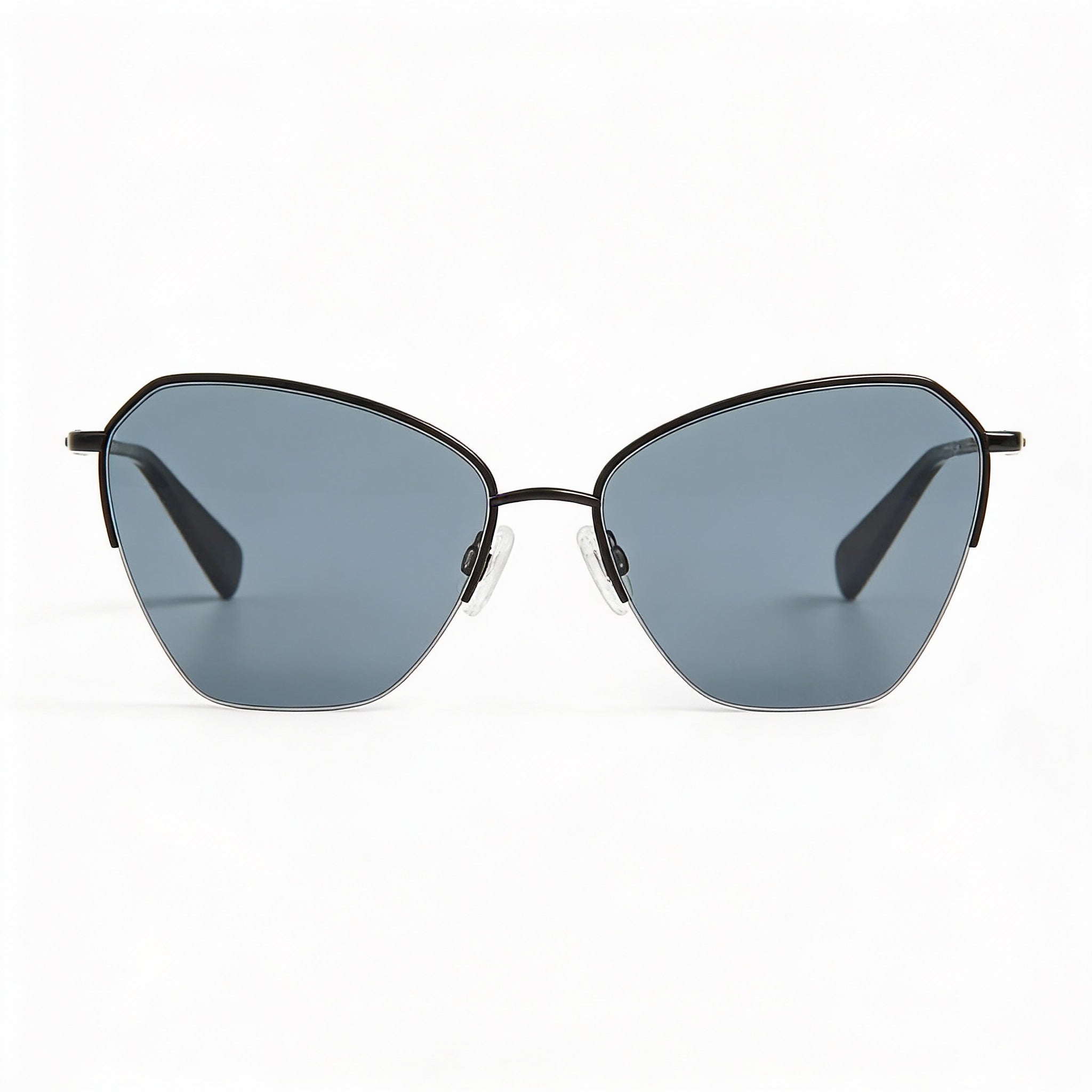 Gafas de sol Wayfarers de acero inoxidable gris mate para mujer, no polarizadas, de 58 mm, de Rag & Bone, Photo 2