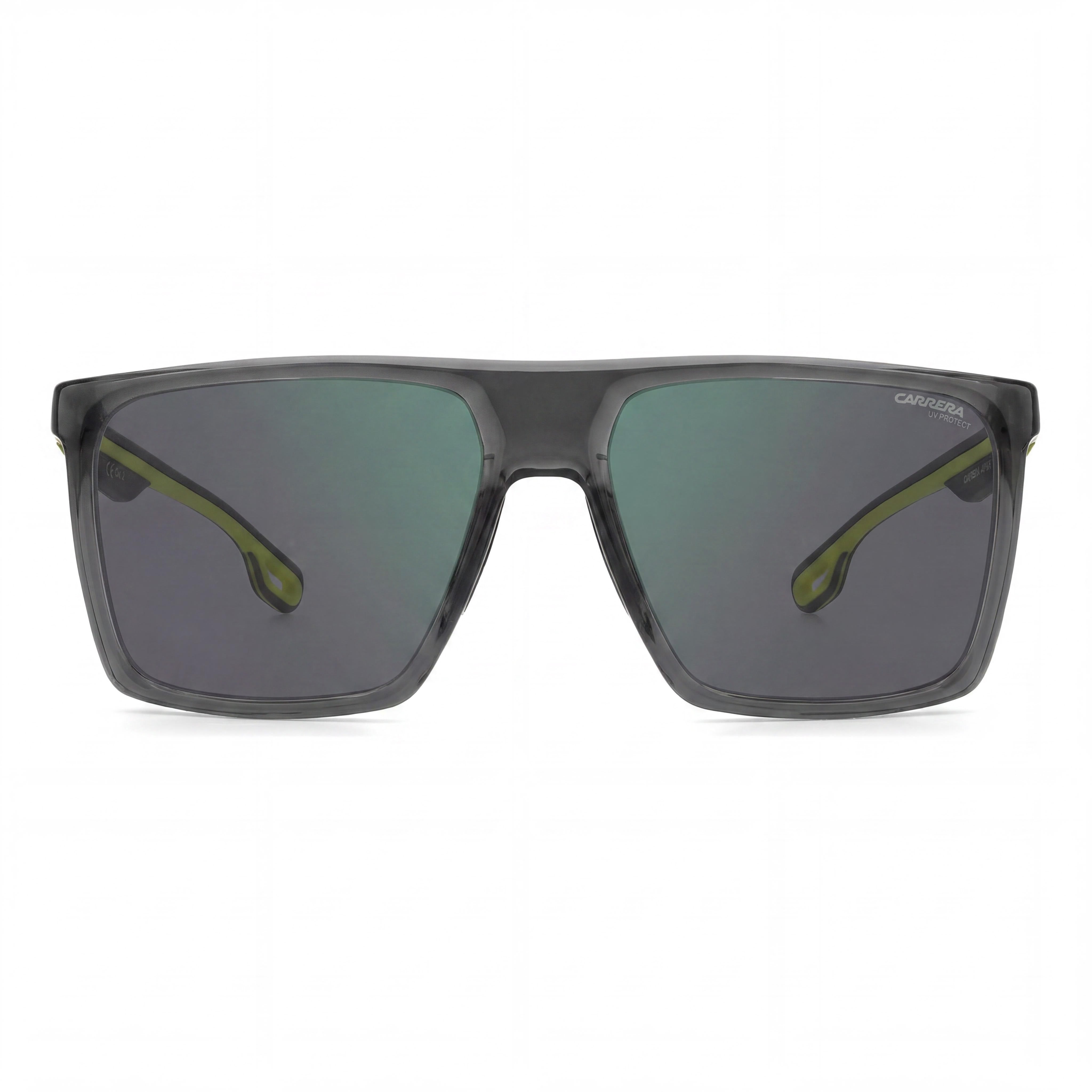 Carrera CASUAL Women's Grey Yellow Fluo Eco Polyamide Non-Polarized UV 400 Sunglasses 58mm, Photo 2