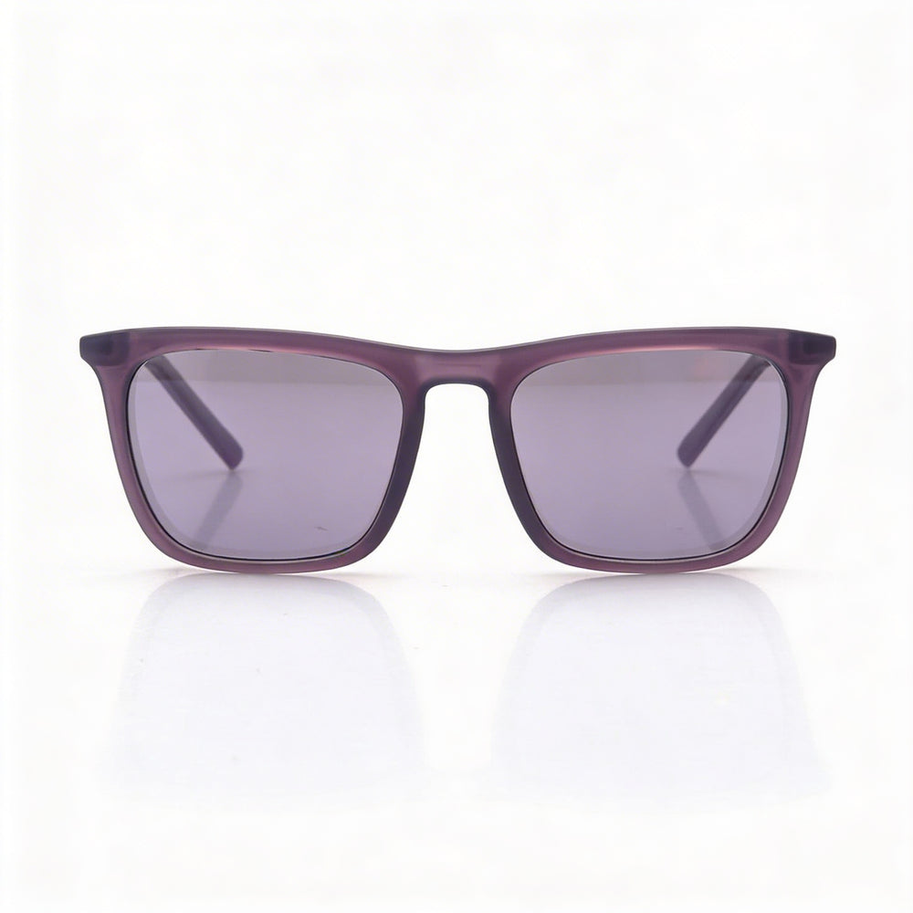 Gafas de sol DKNY Dk505s para mujer, montura cuadrada de plástico morada, lentes moradas, protección UV, 53 mm