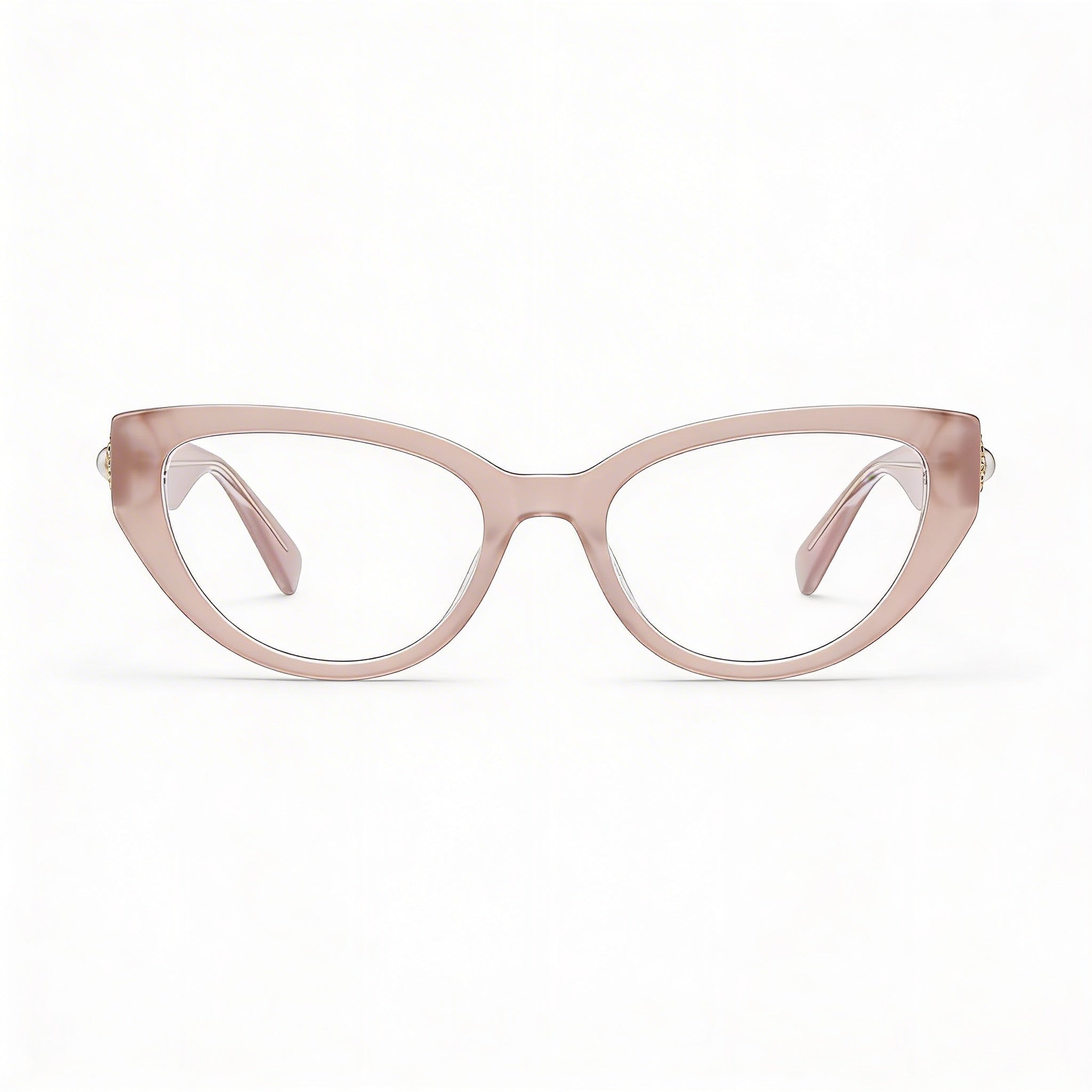 Gafas de sol modernas Moschino para mujer con montura de acetato color piel y lentes de policarbonato de 52 mm de ancho., Photo 2