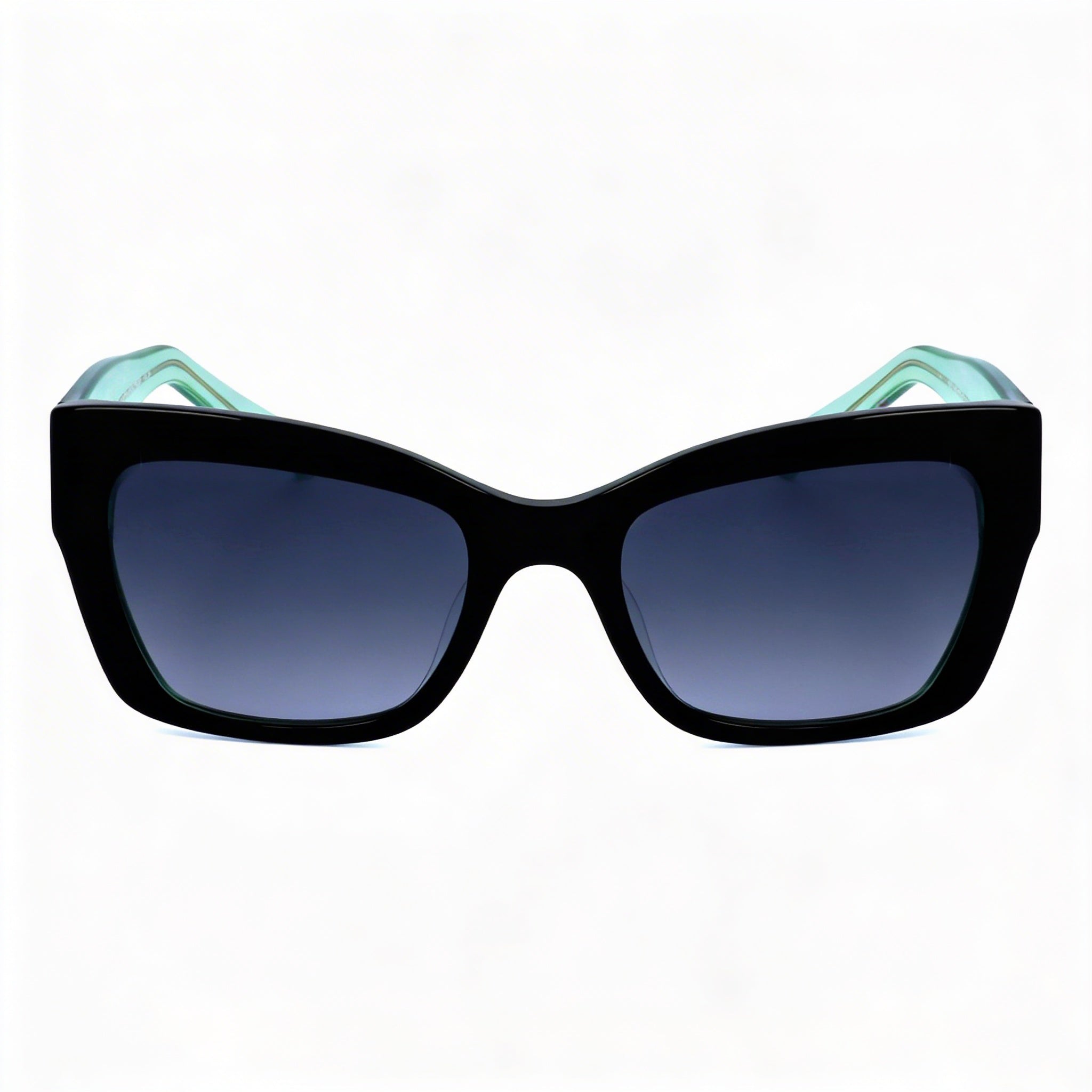 Gafas de sol Kate Spade New York Valeria/S para mujer, de acetato negro, con forma de ojo de gato y lentes sombreados en gris oscuro, 53 mm, Photo 2