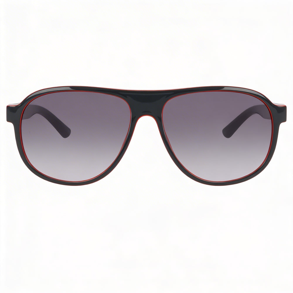 Nike Vintage Icon Unisex Sunglasses, Dark Smoke Grey Gradient Plastic Frame, Smoke Gradient Lenses, UV Protected 59mm