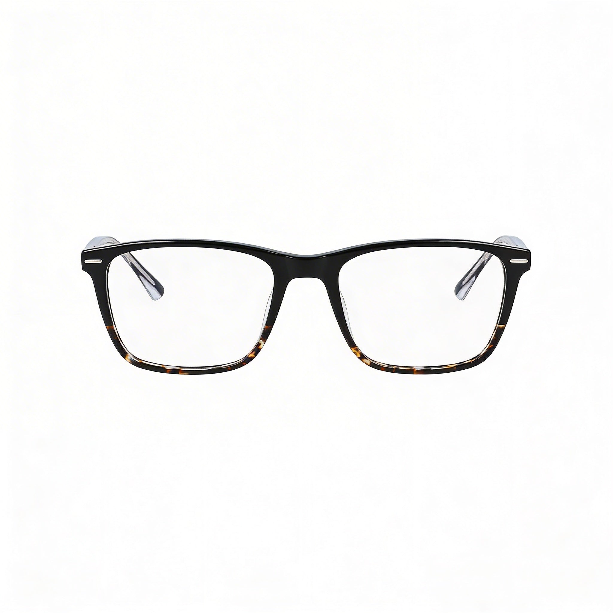 Montura de Gafas Calvin Klein Ck21502 para Hombre de Acetato Negro Carey Ancho de Lente 55 mm, Puente 19 mm, Patilla 145 mm, Photo 1