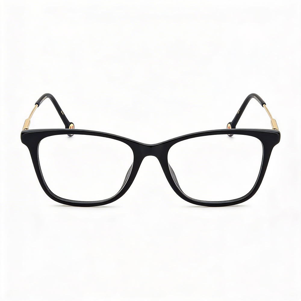 Gafas de sol Carolina Herrera Modern para mujer, montura de acetato negra, modelo Her 0118/g, ancho de lente de 52 mm
