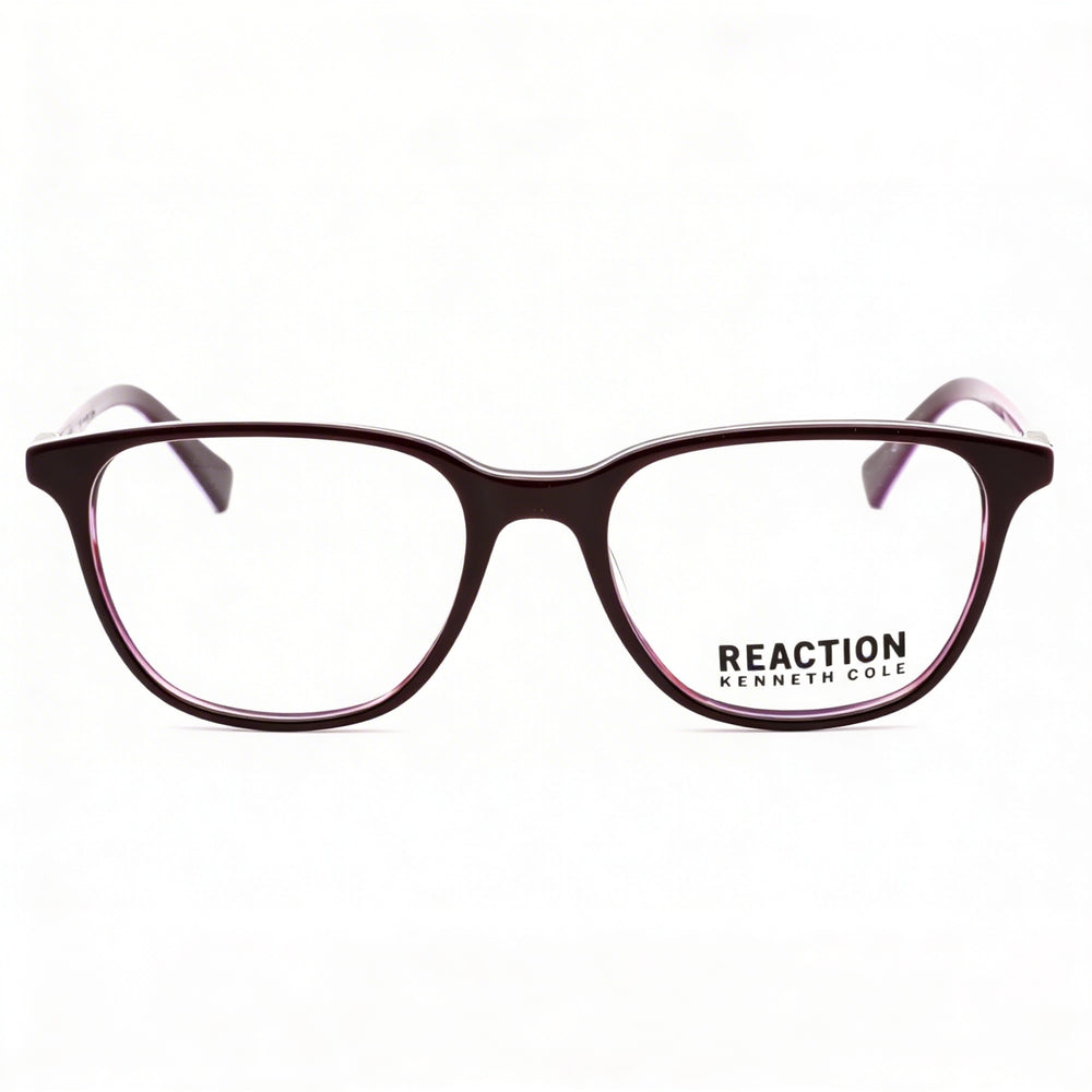 Kenneth Cole REACTION Kc0876 Men's Clear Lens Plastic Violet Frame Eyewear 53-18-145mm