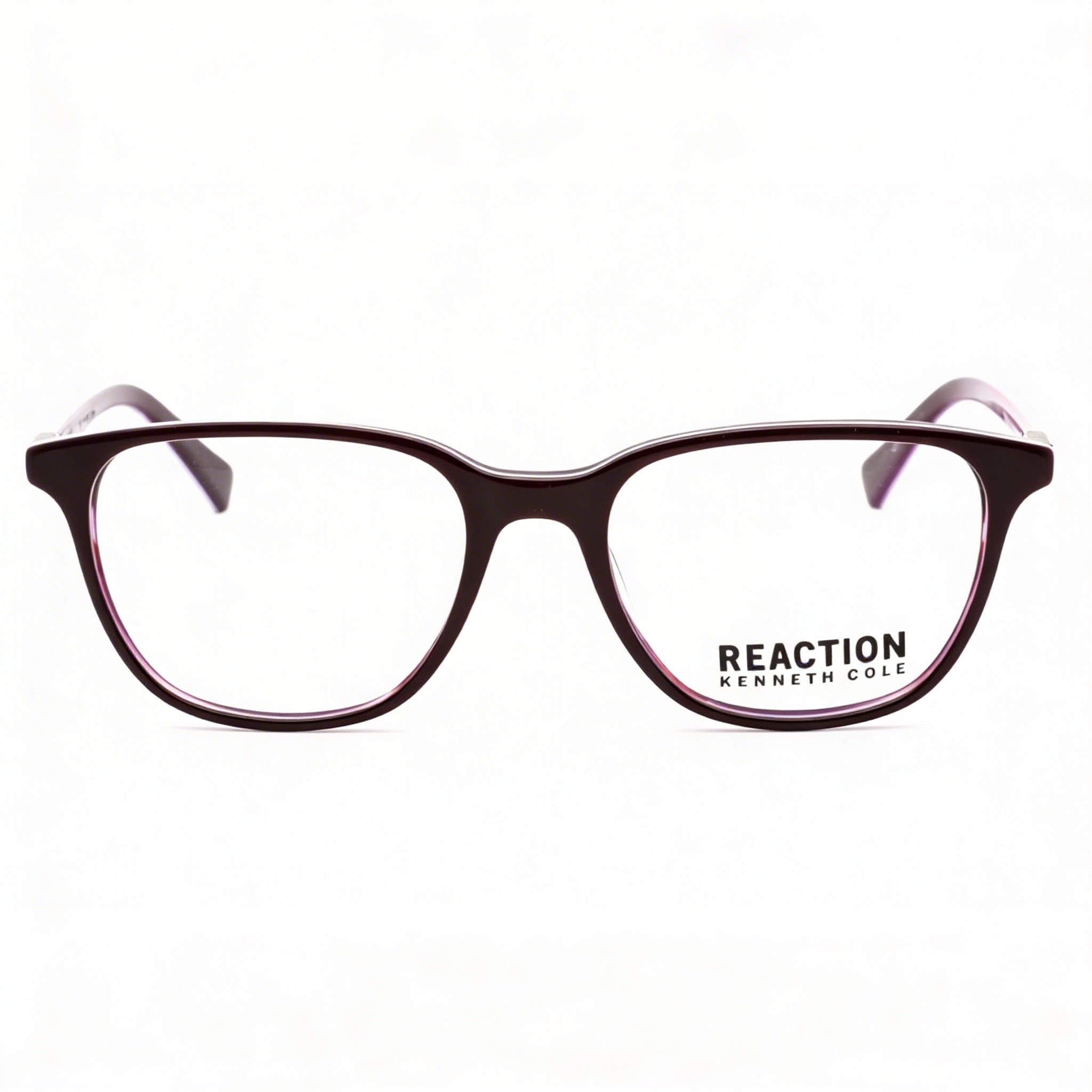 Kenneth Cole REACTION Kc0876 Men's Clear Lens Plastic Violet Frame Eyewear 53-18-145mm, Photo 2