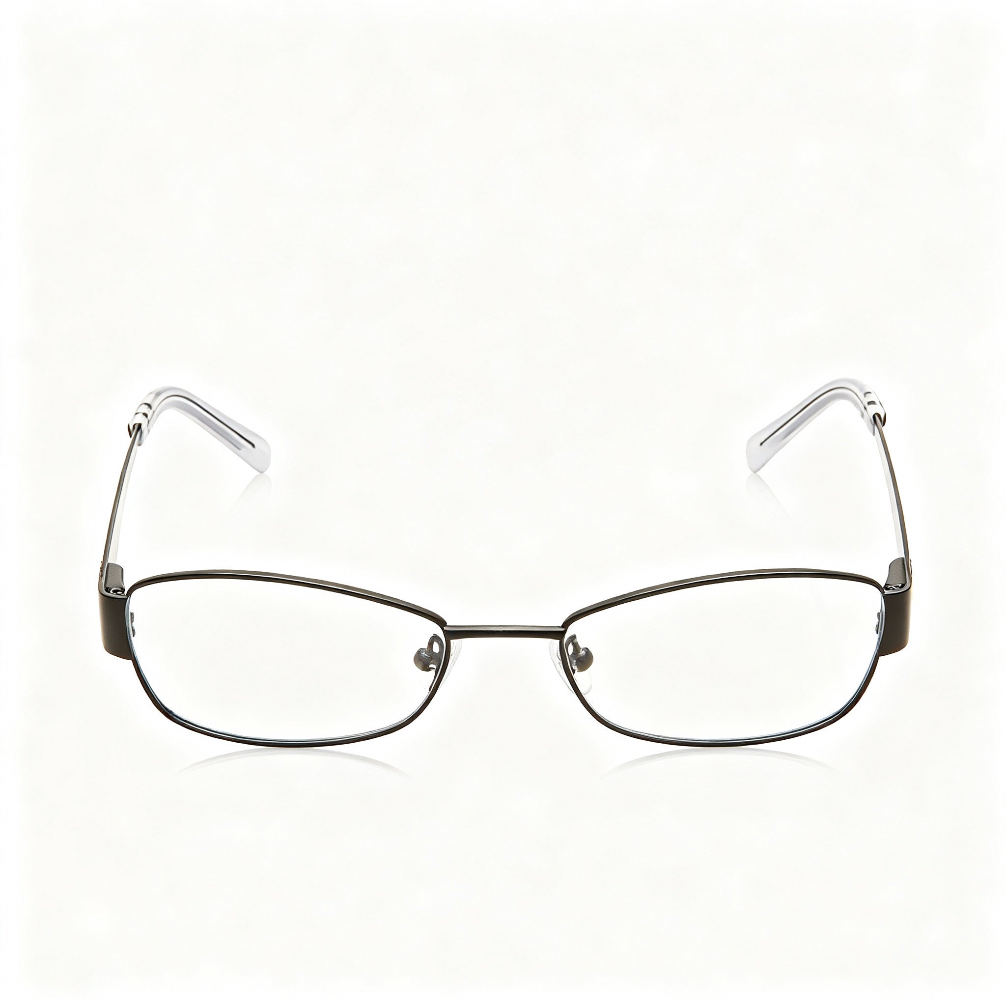 GUESS 2404_b84 Unisex Metal Rectangular Eyeglasses Frame, Dark Metal, Lens 51mm, Bridge 17mm, Temple 130mm