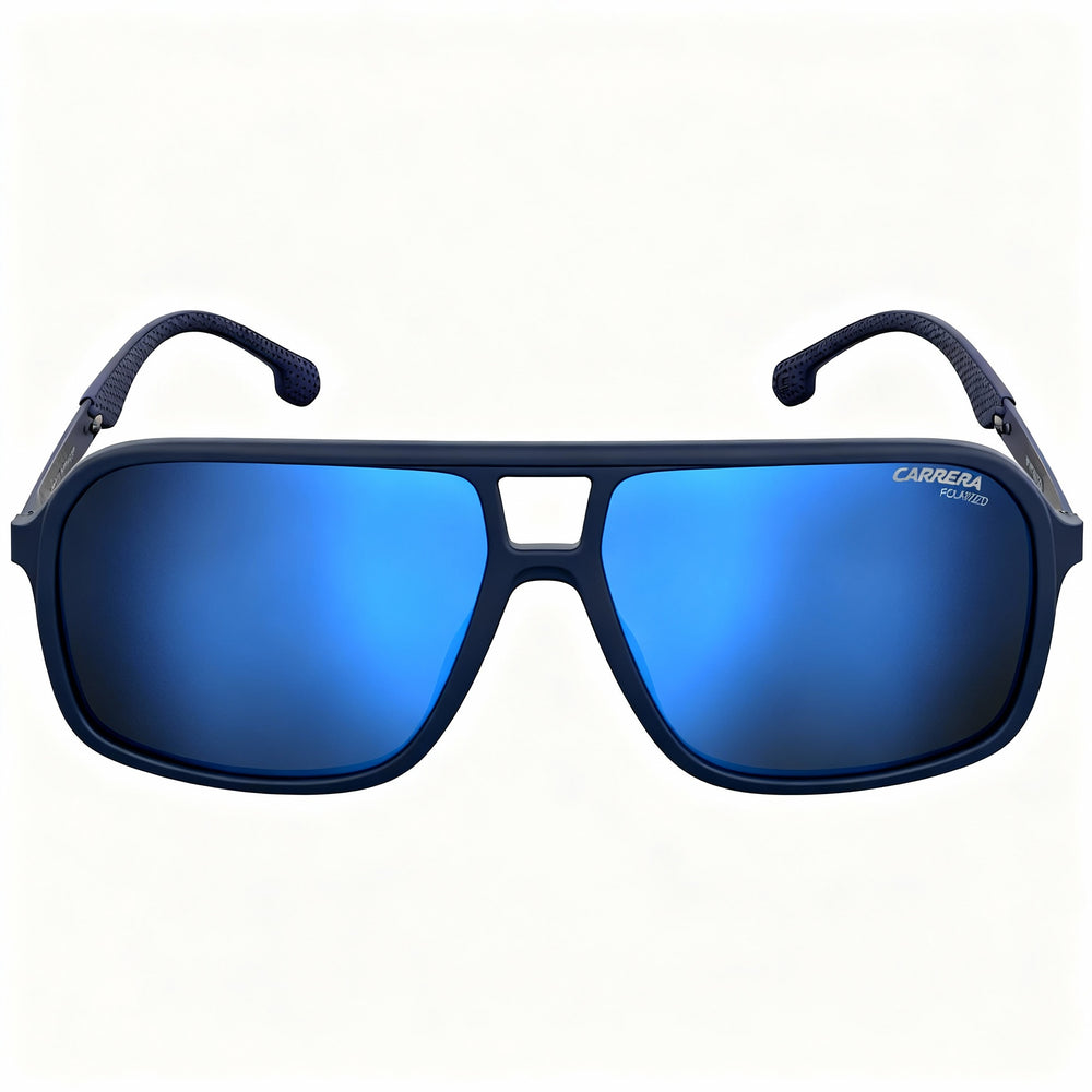 Gafas de sol Carrera Heritage Timeless Pilot de poliamida para hombre con lentes de espejo azul cielo con protección UV de 61 mm