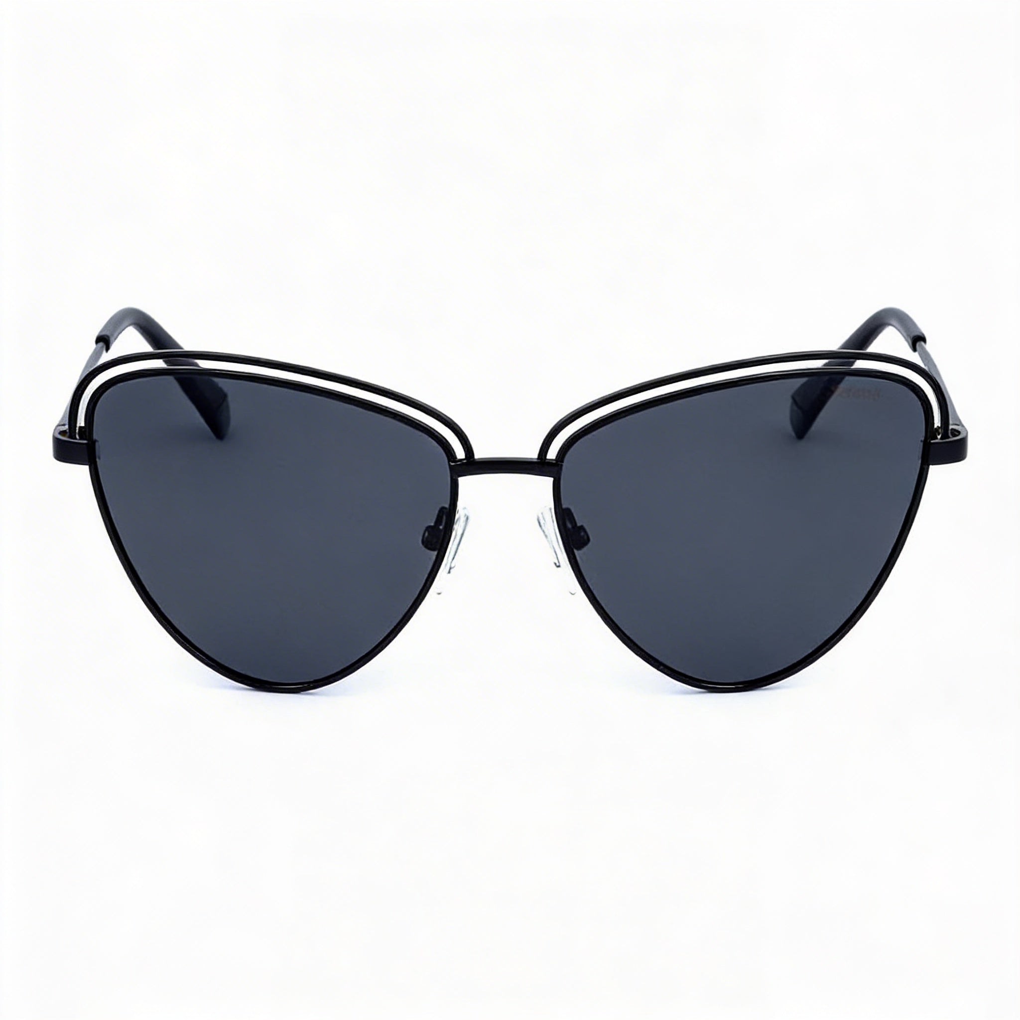 Polaroid Classic PLD 4094/S Women's Cat Eye Alloy Steel UV Protection Sunglasses Black 57mm, Photo 1