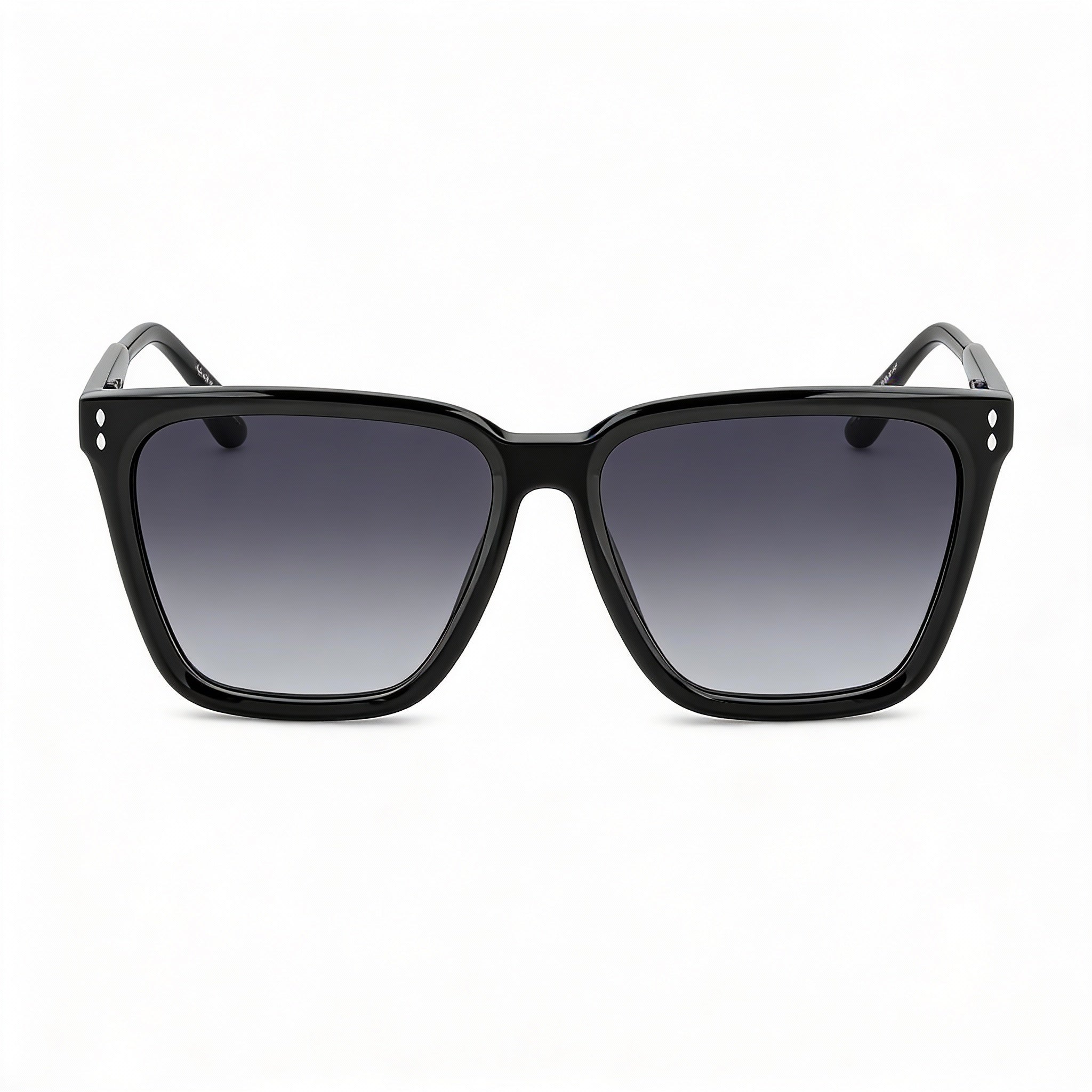 Isabel Marant Thin Fancy Acetate Women's Black Grey Plastic Frame UV Protected Sunglasses 58mm Lens Width, Photo 2